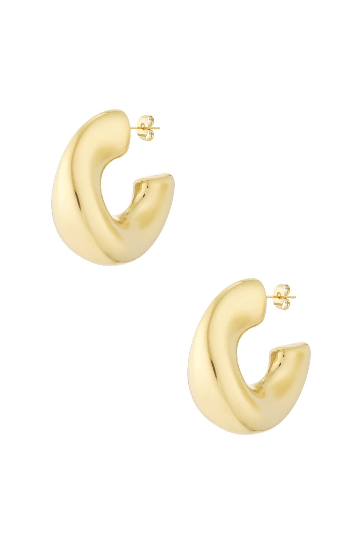 Statement Creolen Oorbellen | Goud