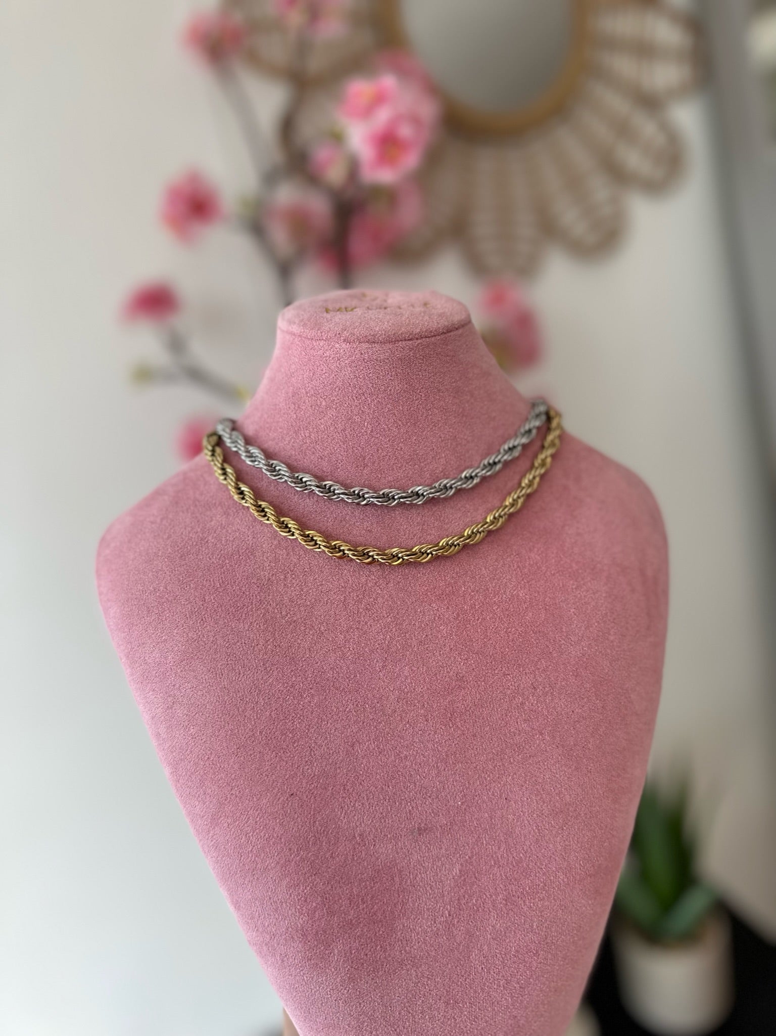 Twisted Ketting | Goud
