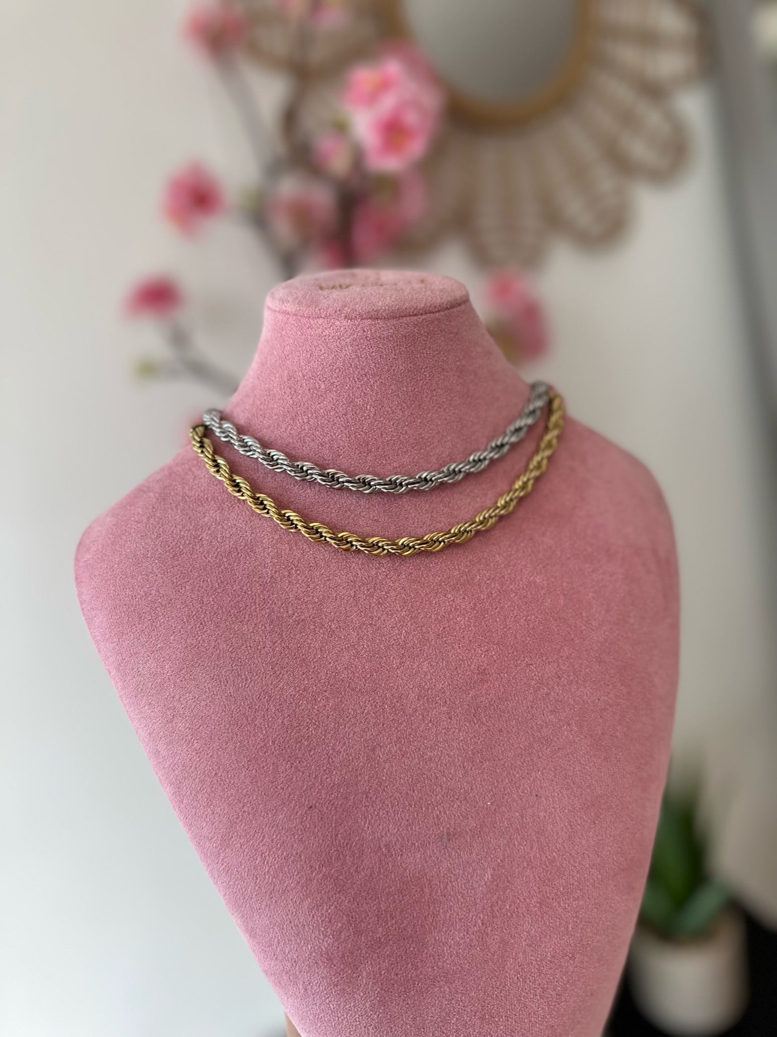 Twisted Ketting | Zilver
