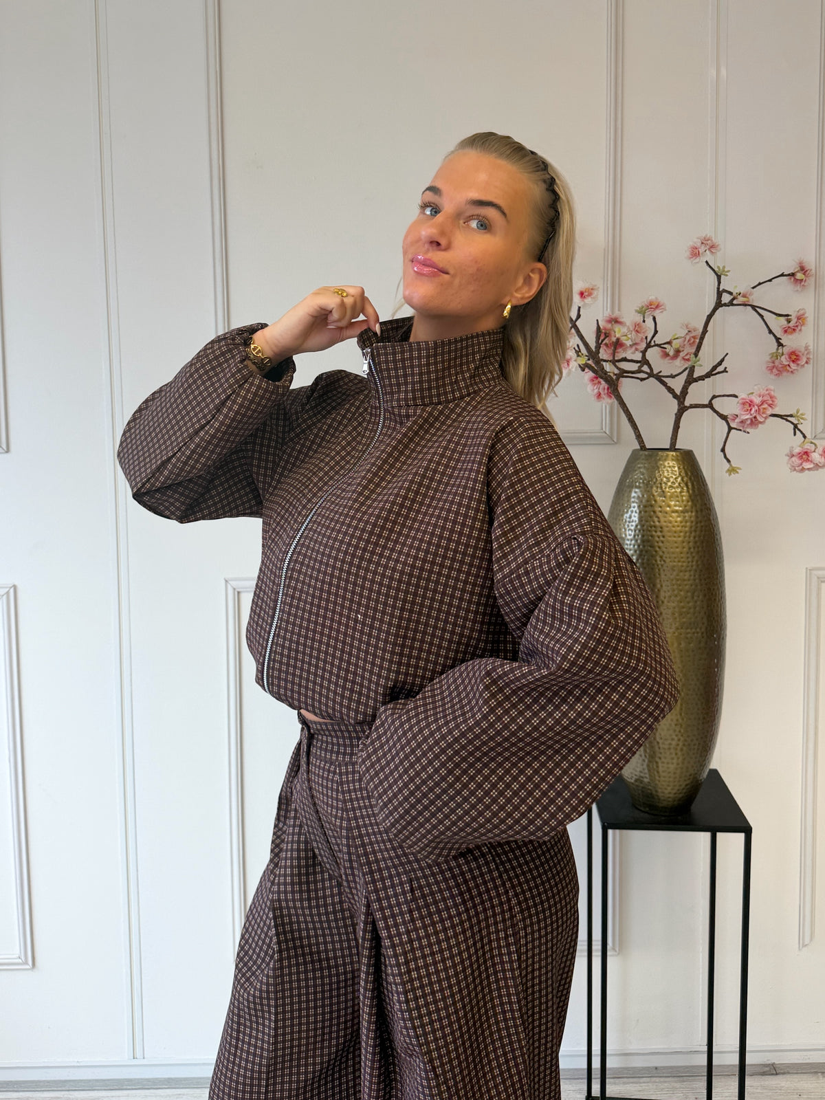 Check Bomber Jasje | Bruin