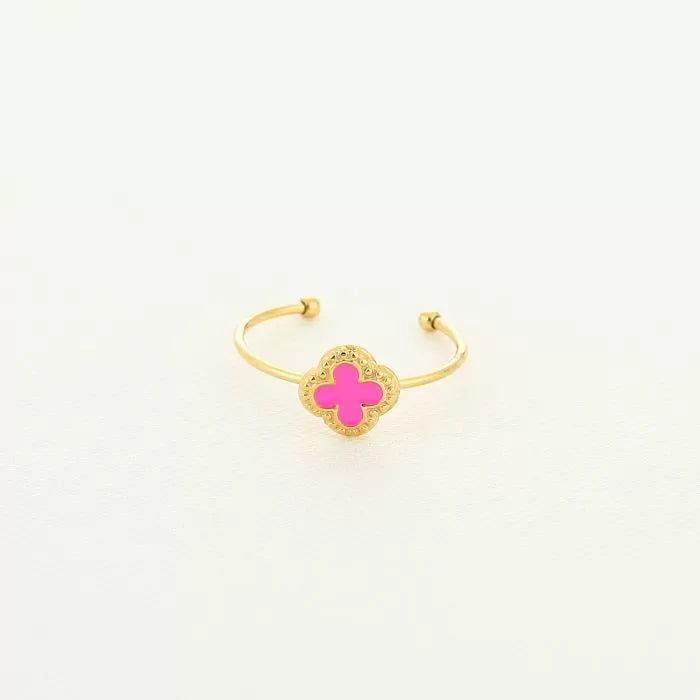 Klaver ring | Fushia