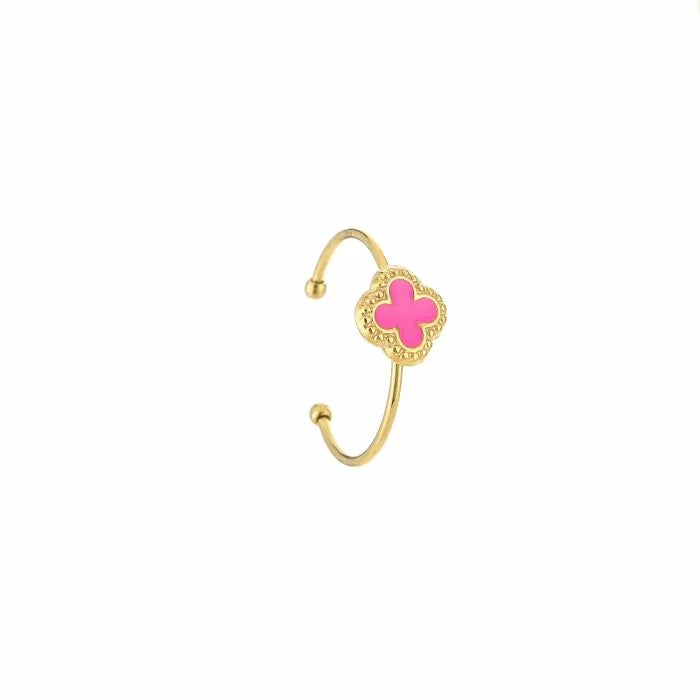 Klaver ring | Fushia