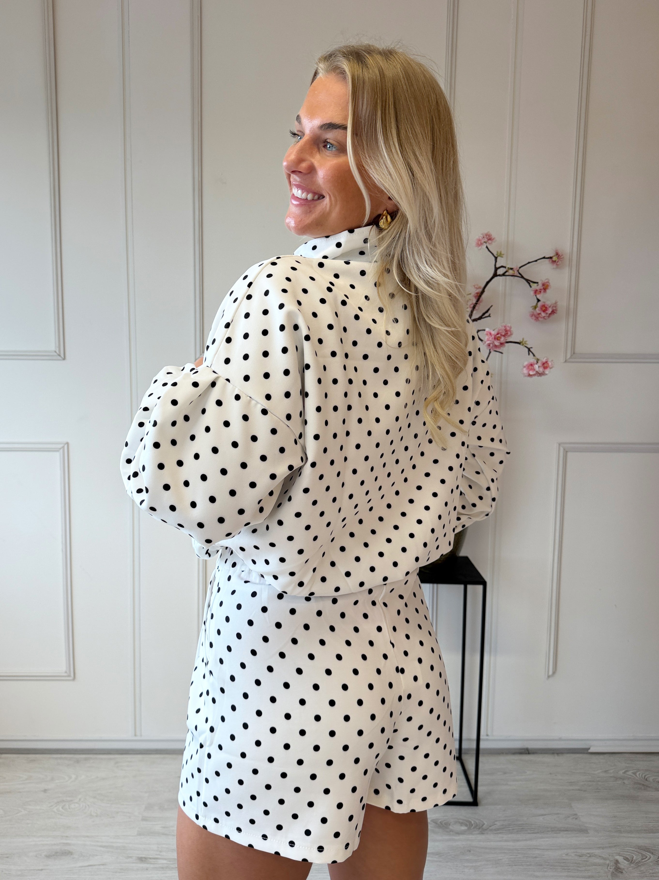 Dolly Dot Jacket | Wit