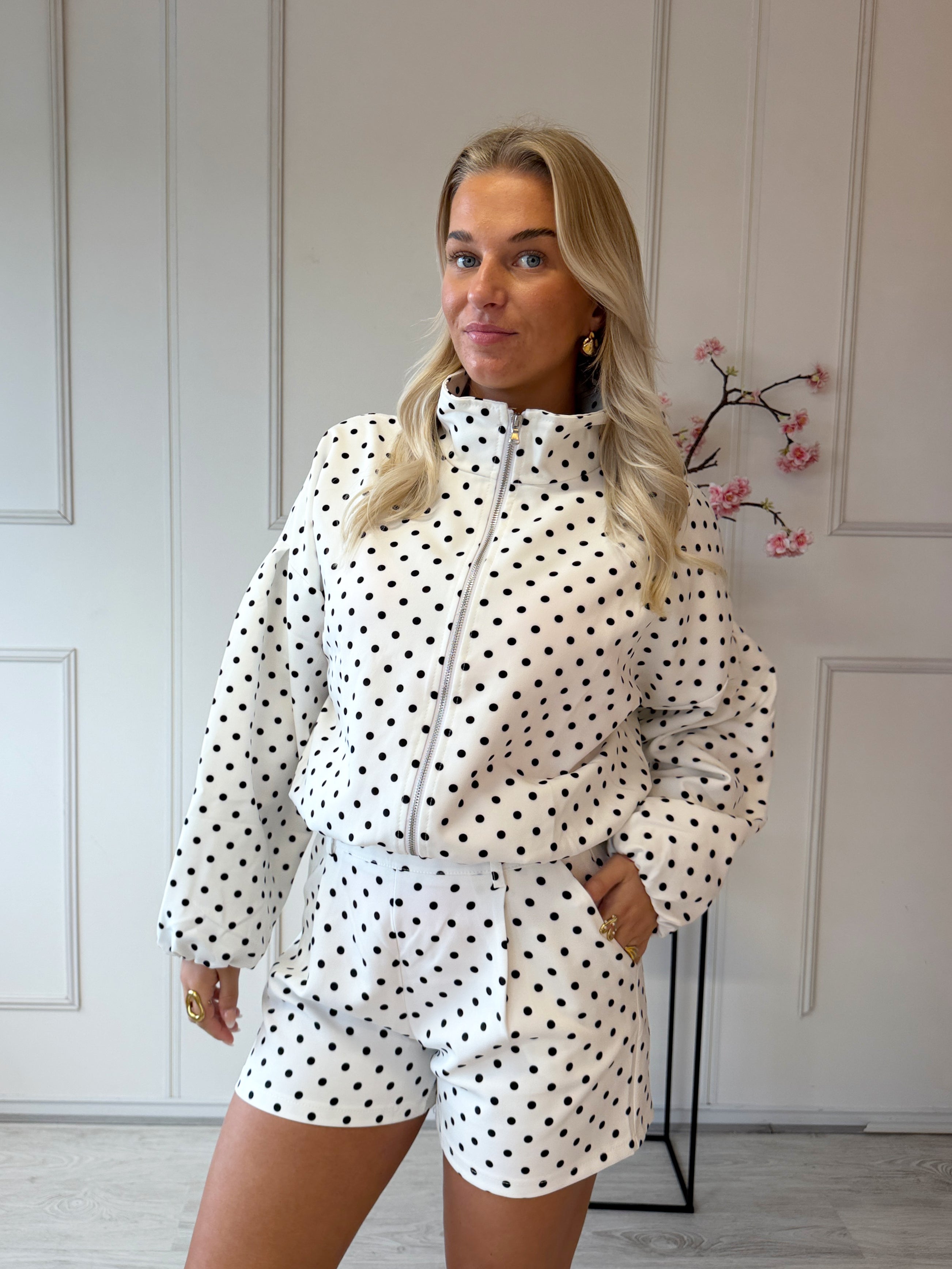 Dolly Dot Jacket | Wit
