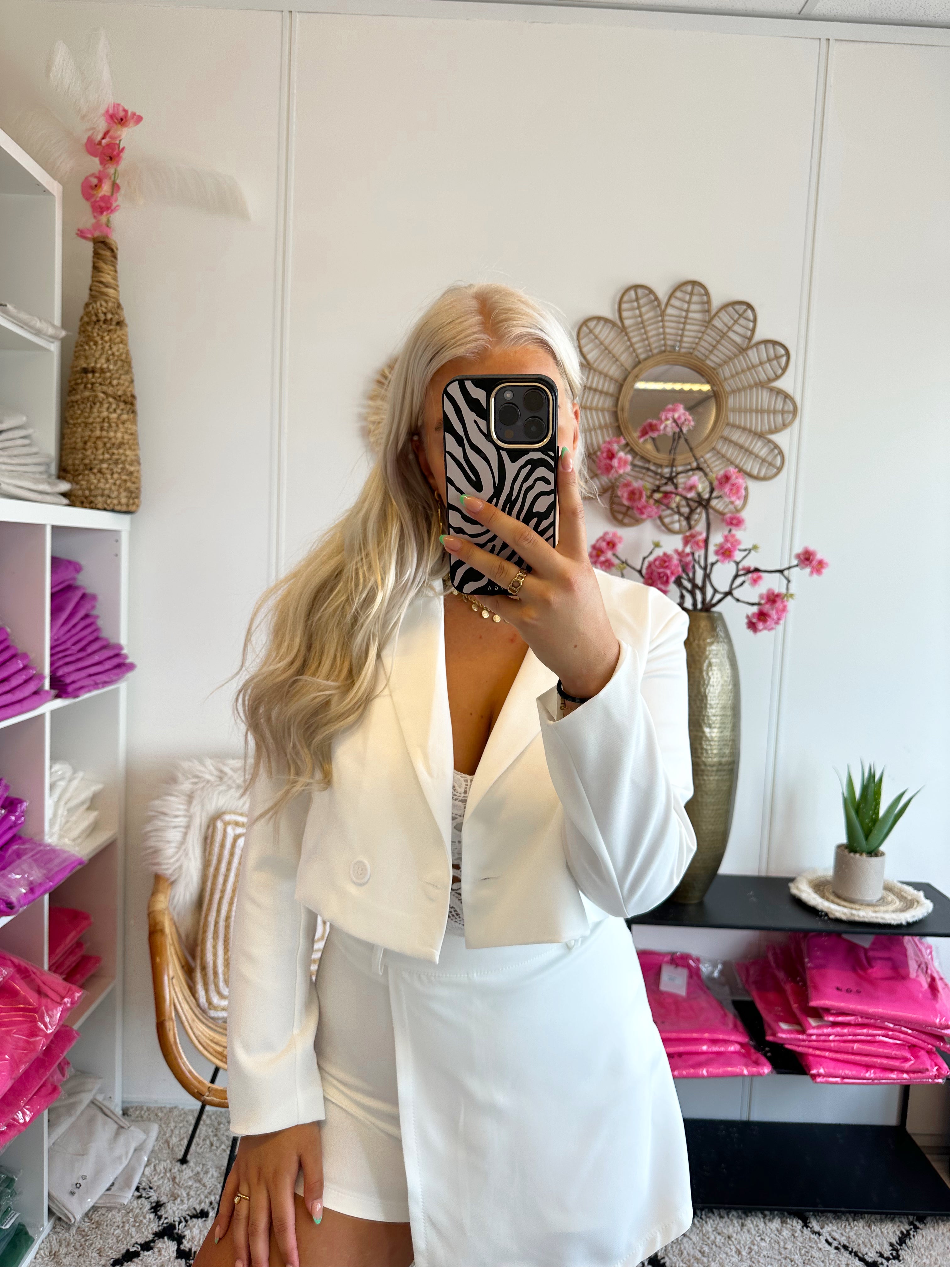 Cropped Tess Blazer | Wit