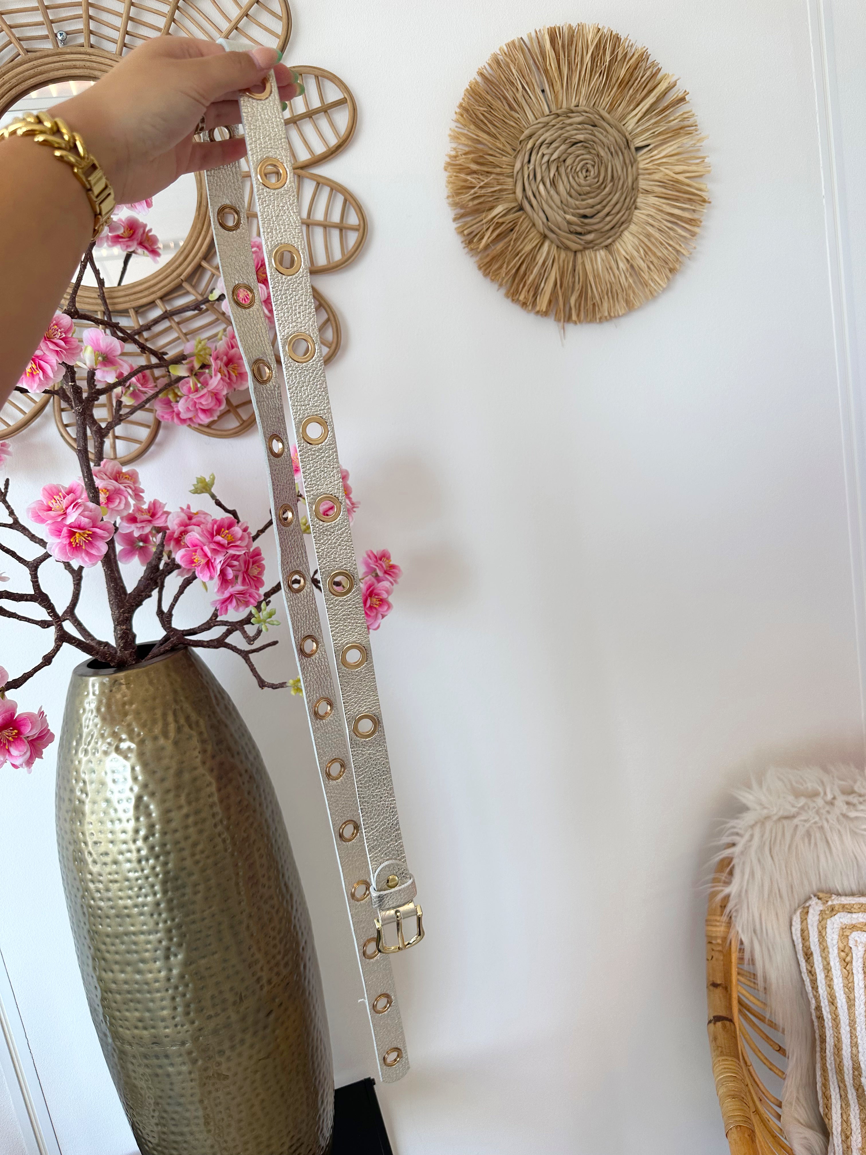 Metallic Riem | Goud