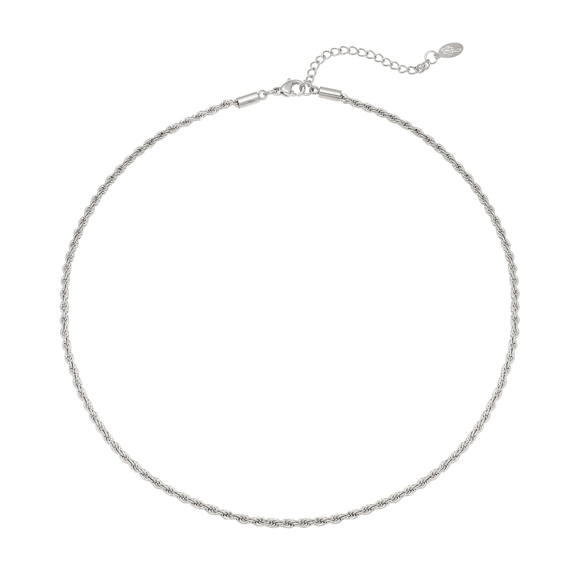 Mini Twist Ketting | Zilver