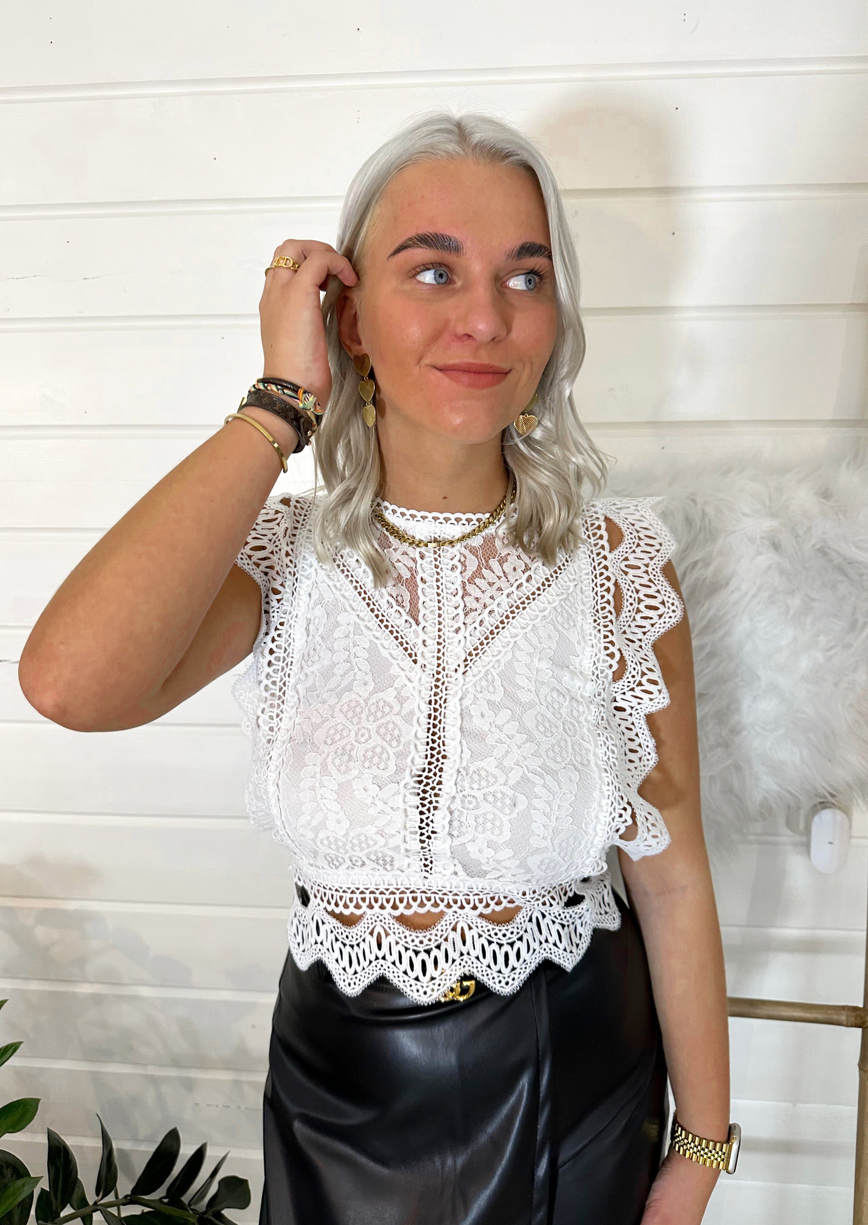 Lulu Top | Wit