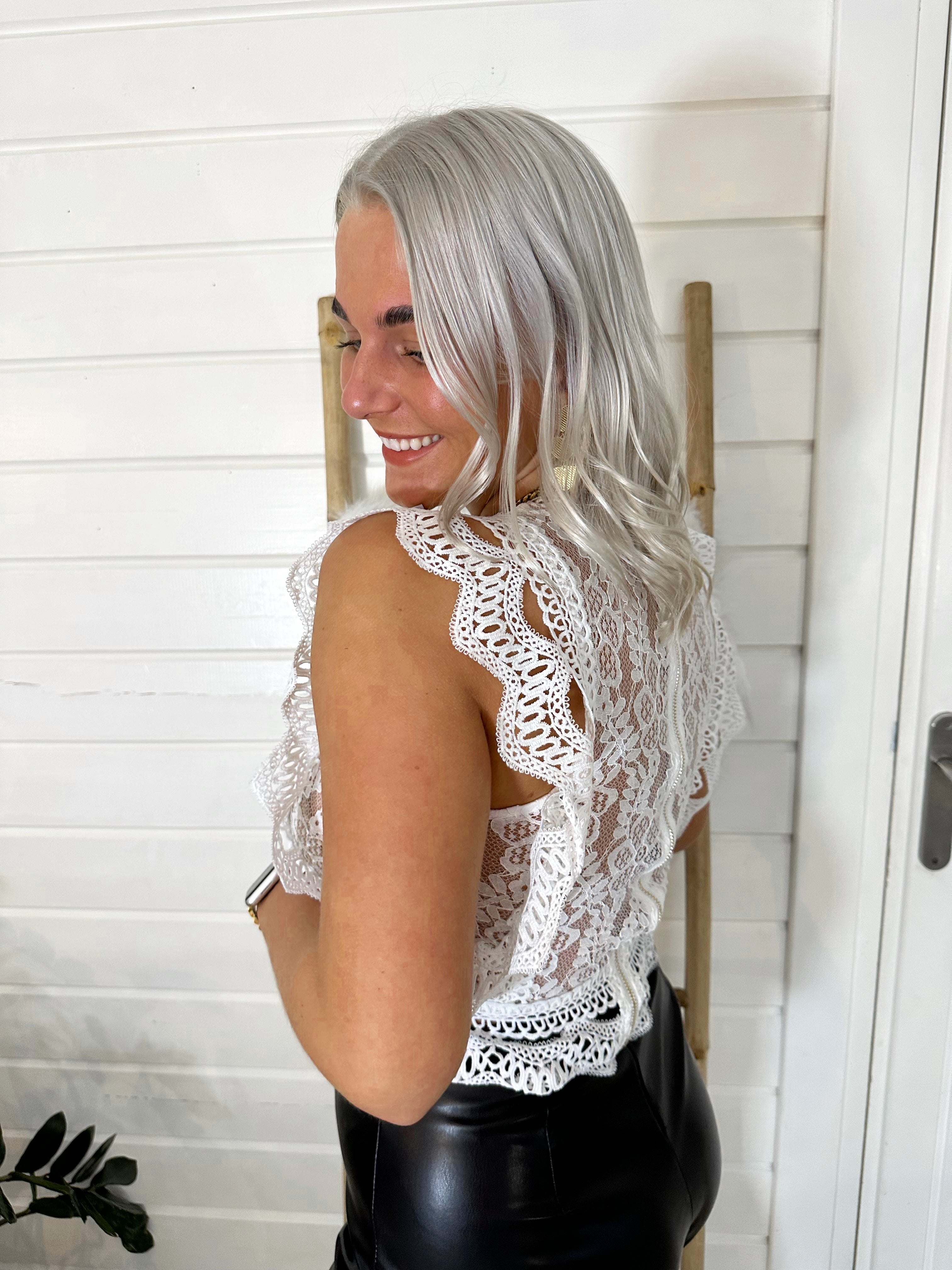 Lulu Top | Wit