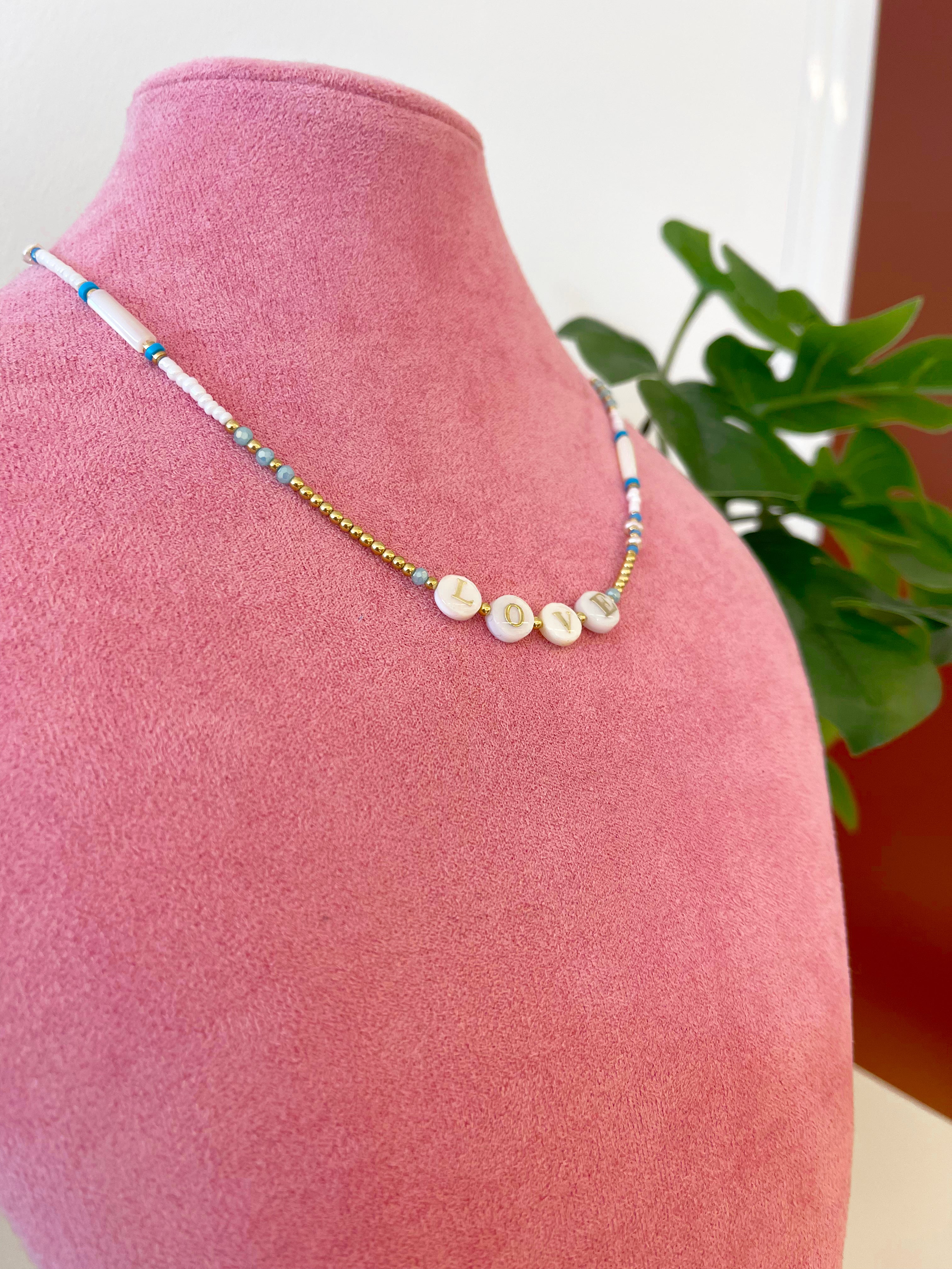 Summer Love Ketting | Goud