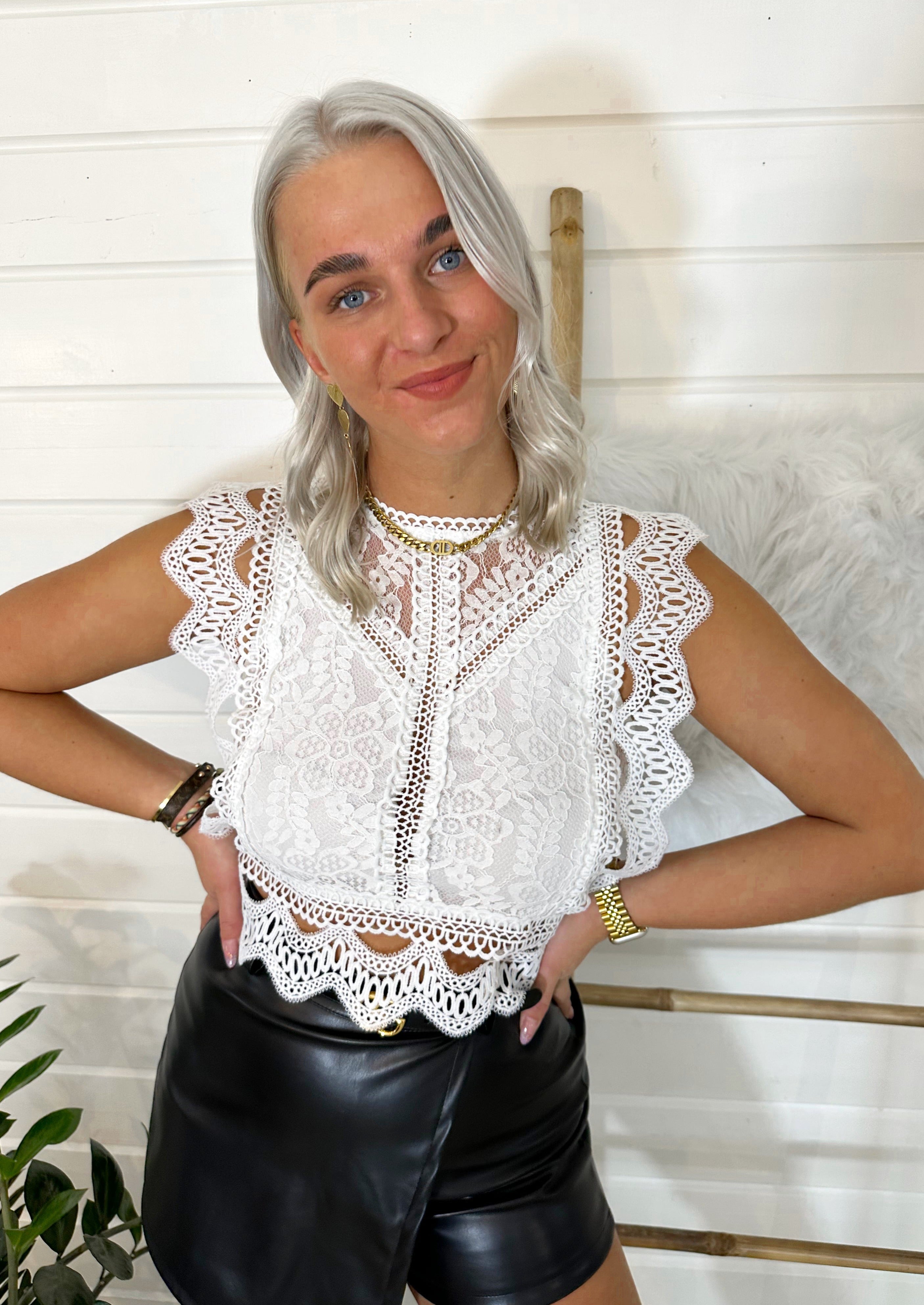Lulu Top | Wit
