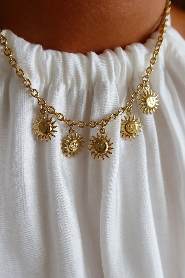 Sunshine Ketting | Goud