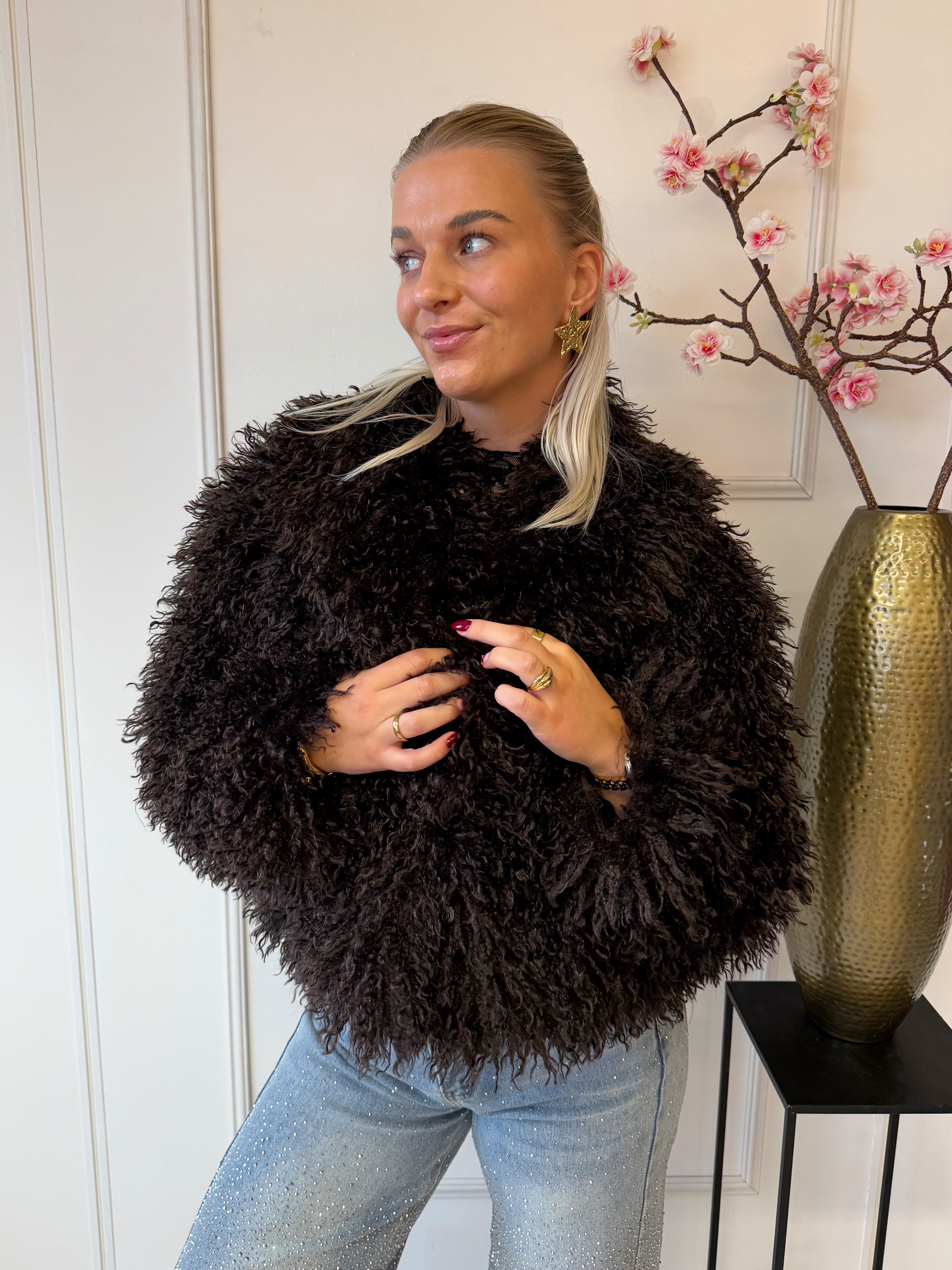 Fluffy Jas | Donkerbruin