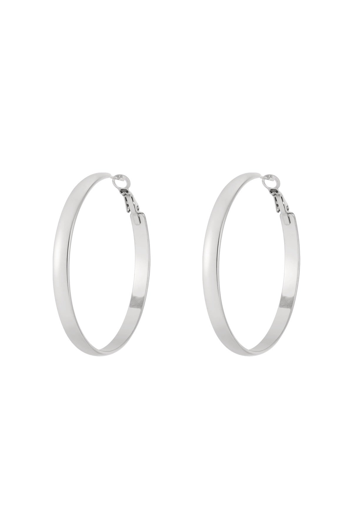 Basic Hoop Oorbellen | Zilver