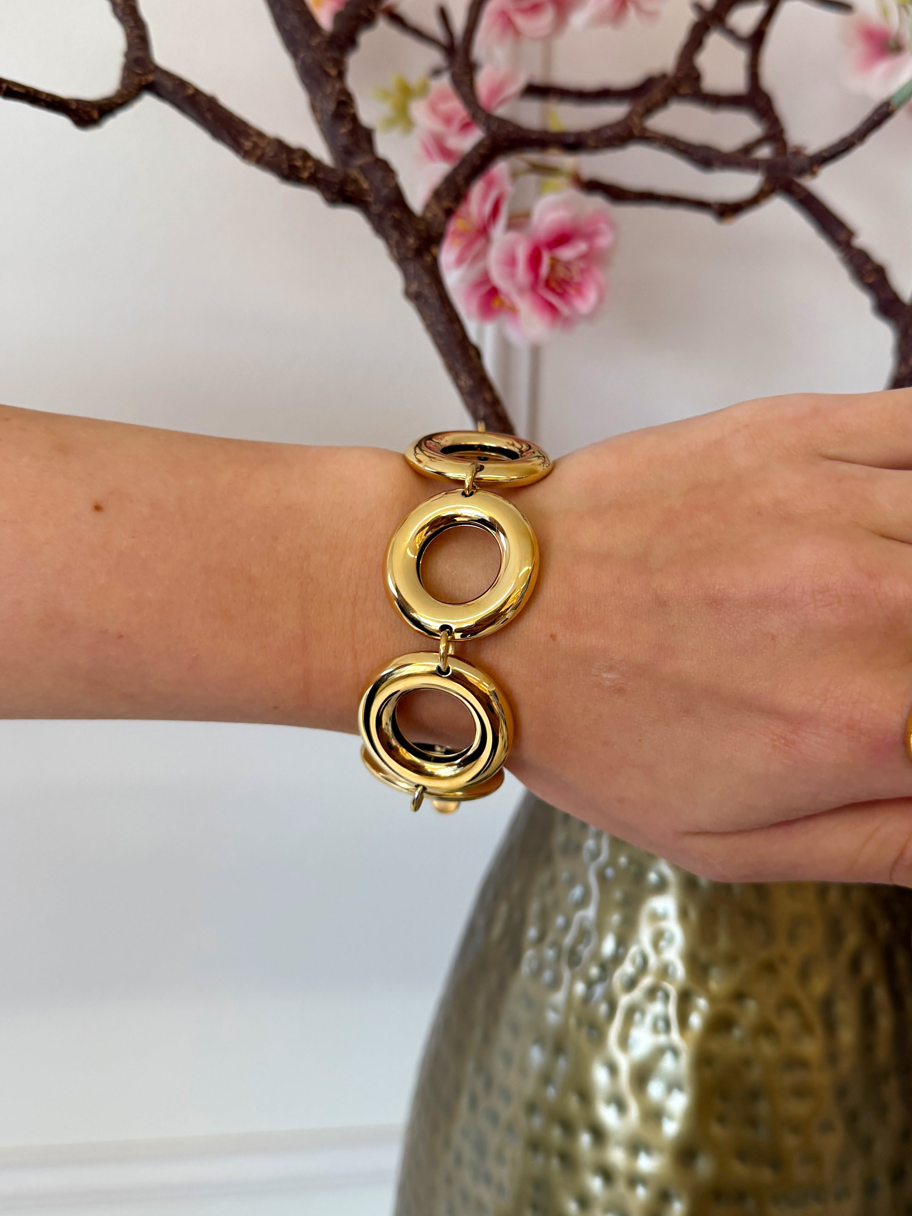 Retro armband | Goud