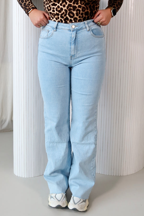 Denim Dorie Wide Stretch Jeans | Blauw