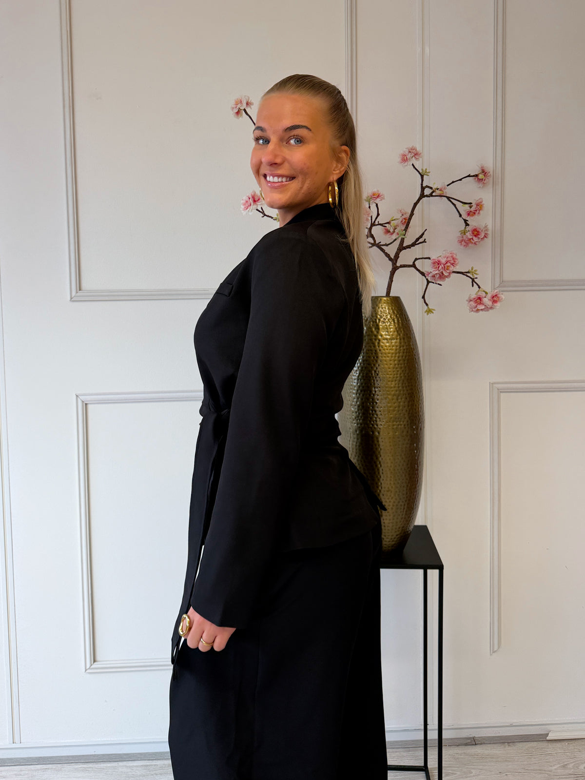 Wrap Blazer | Zwart