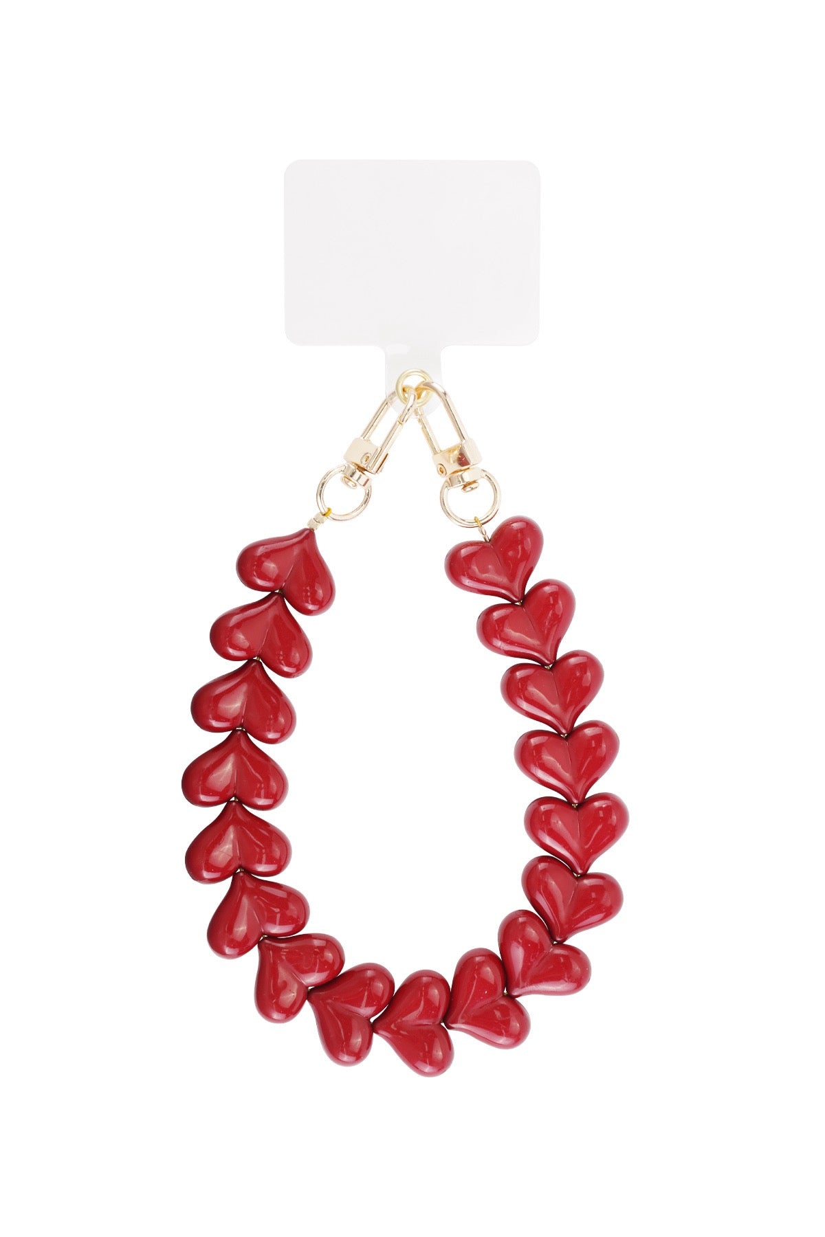 Love Telefoonkoordje | Donkerrood