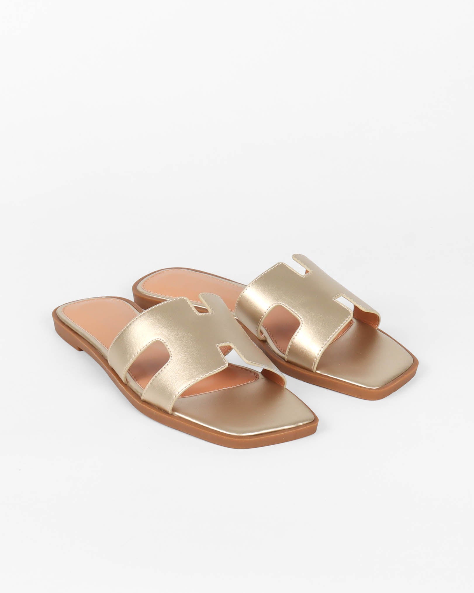 Inspired H Slippers | Goud
