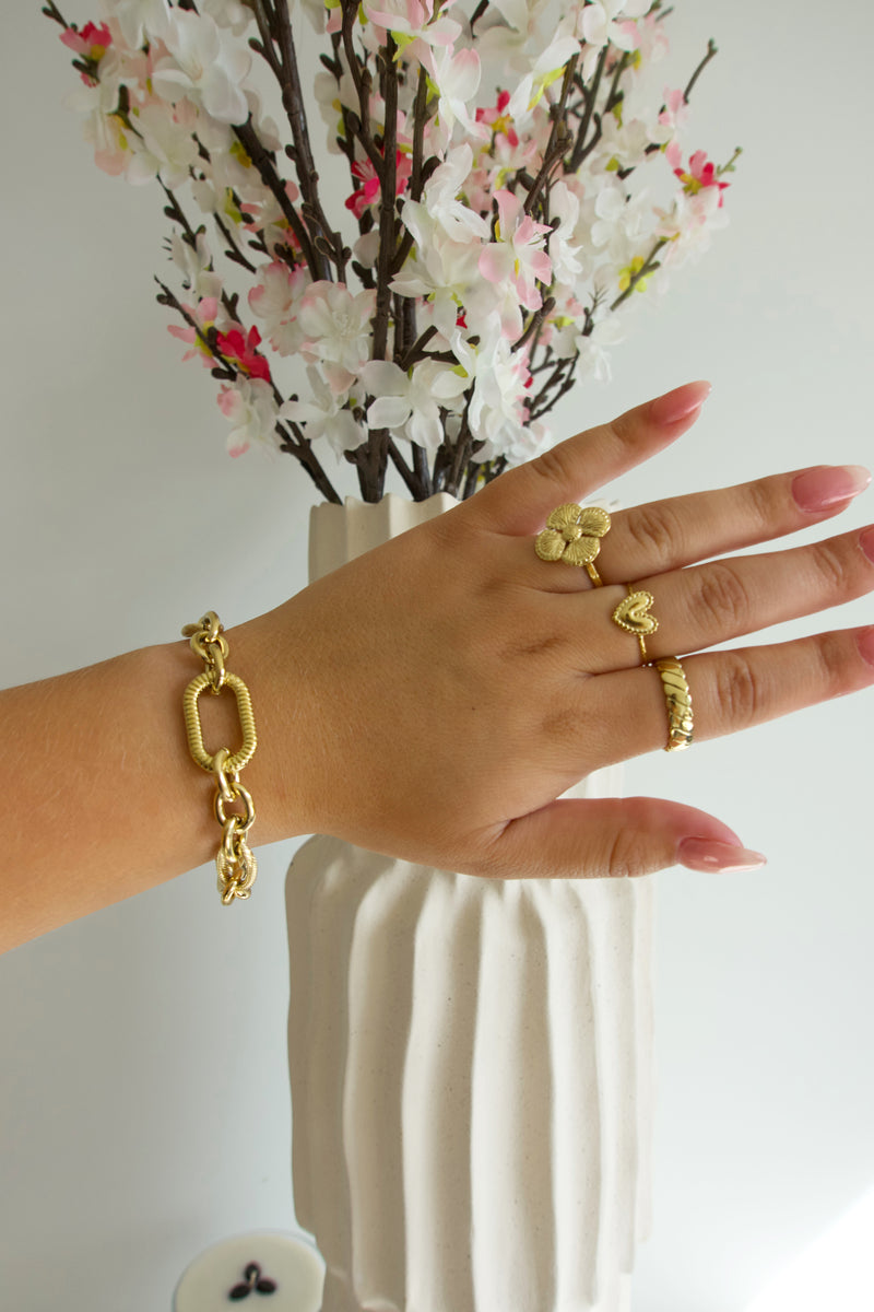 Grote Chain Armband | Goud