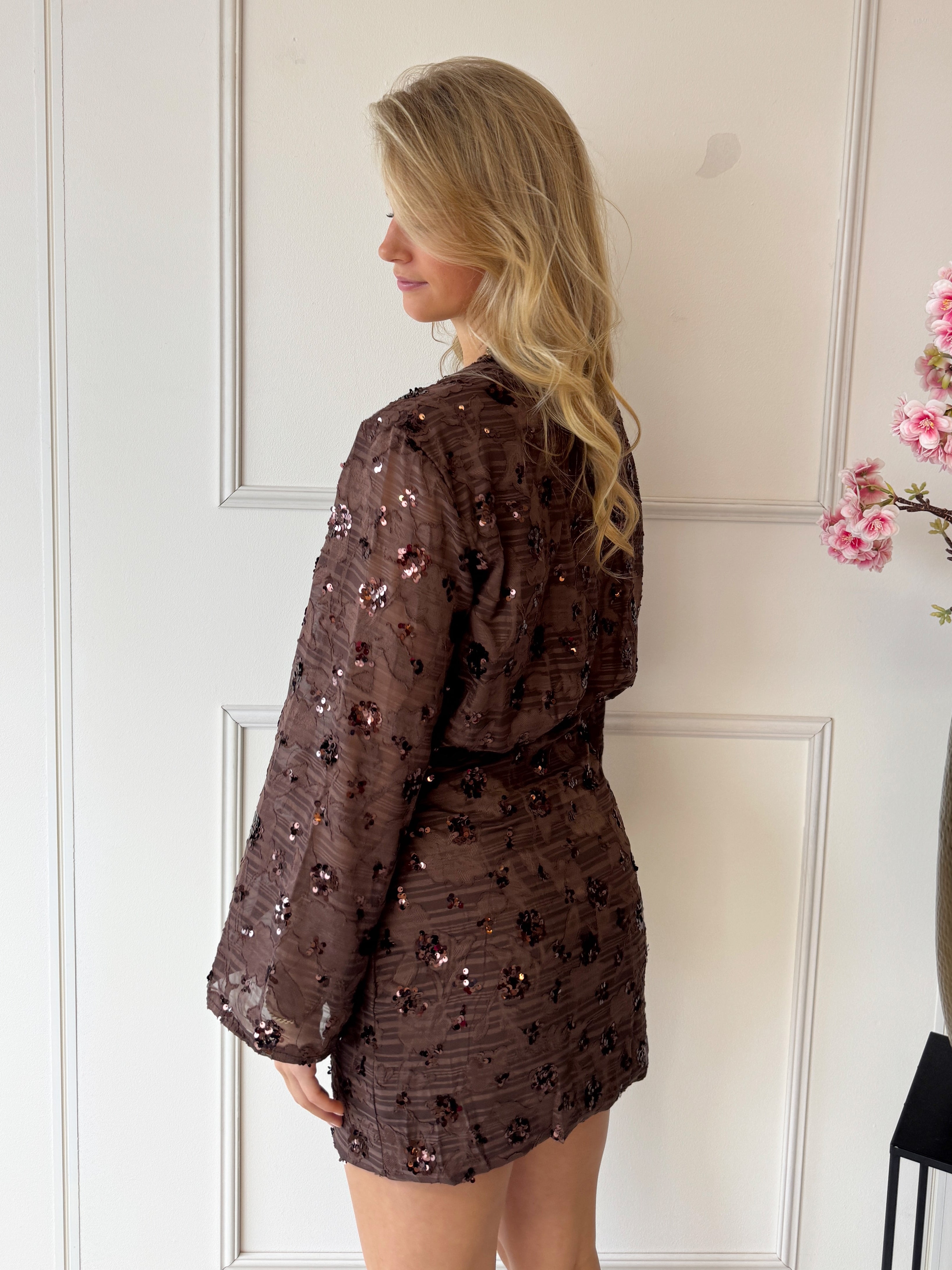 Autumn Glam Jurkje | Bruin