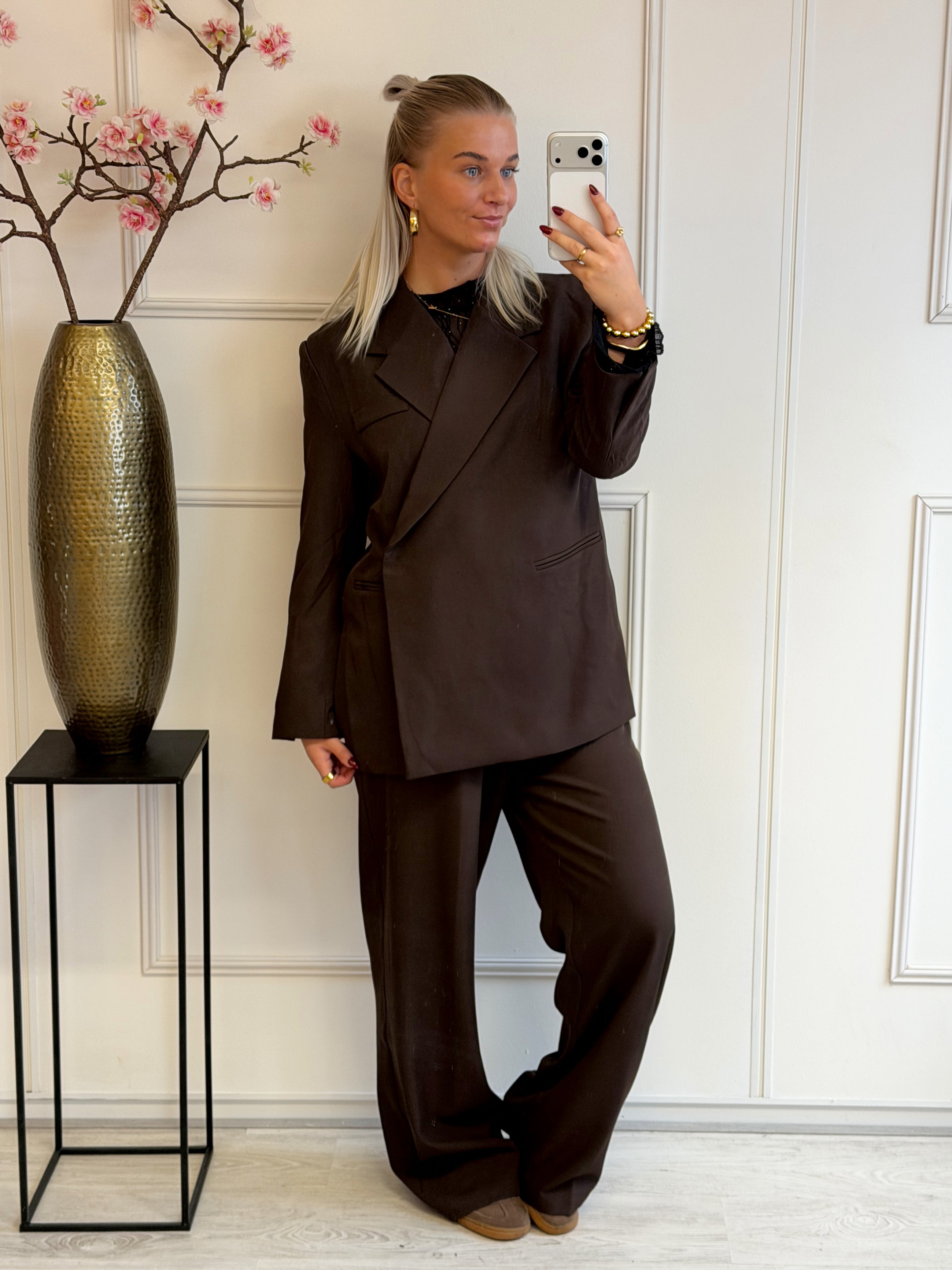 Oversized Boxy Pantalon | Bruin