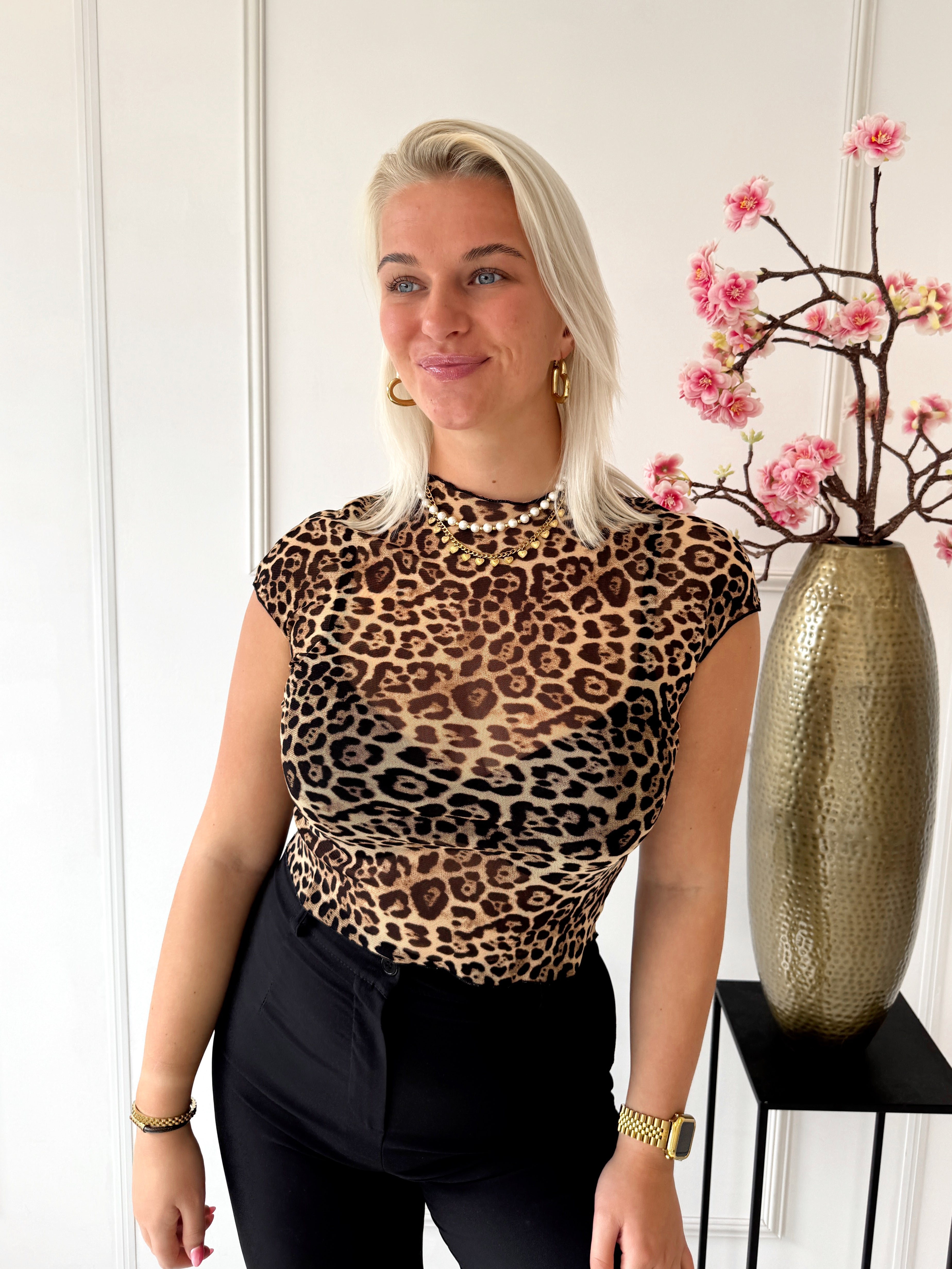 Mesh Panter Top | Bruin