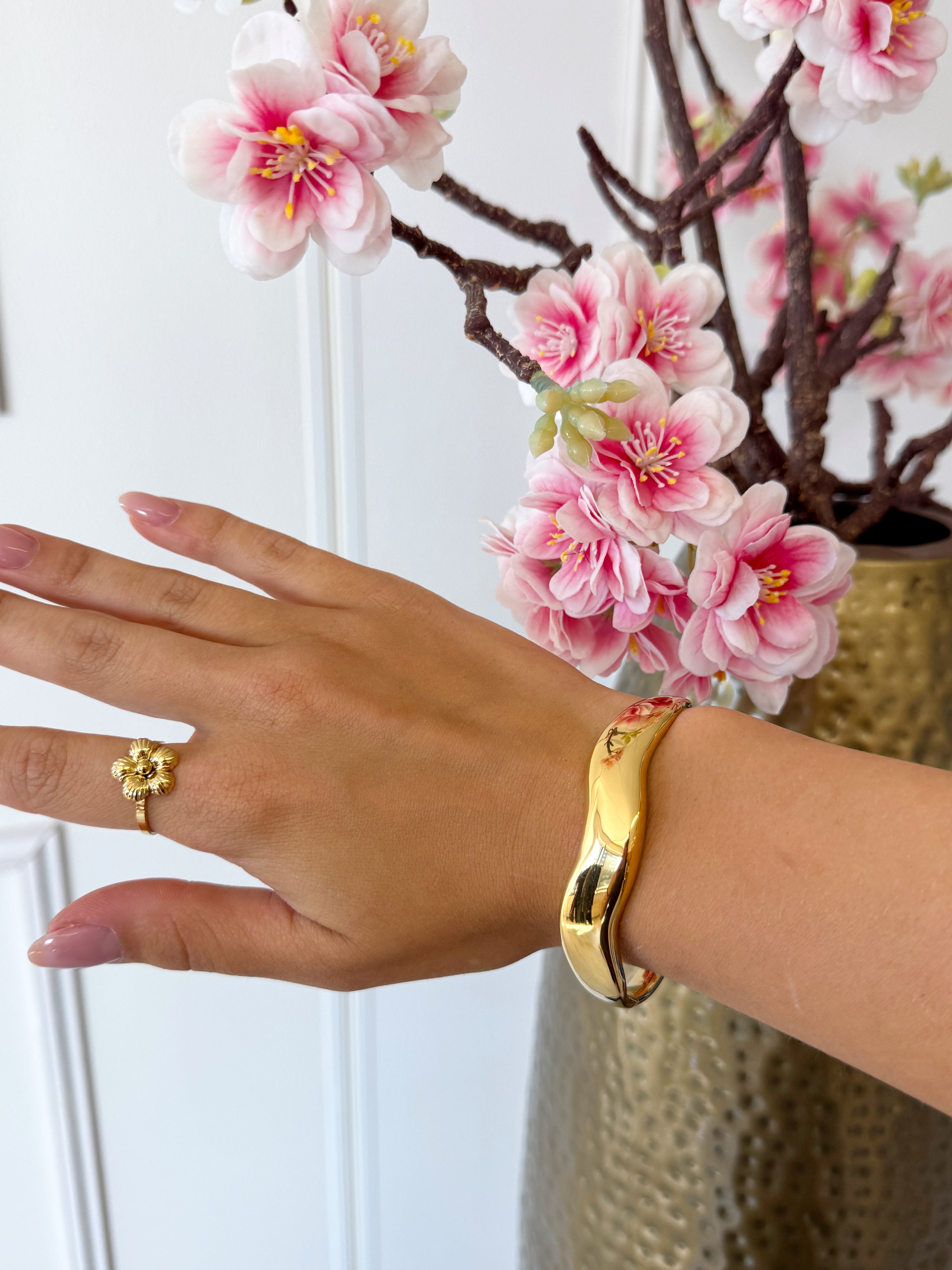 Golvende Armband | Goud