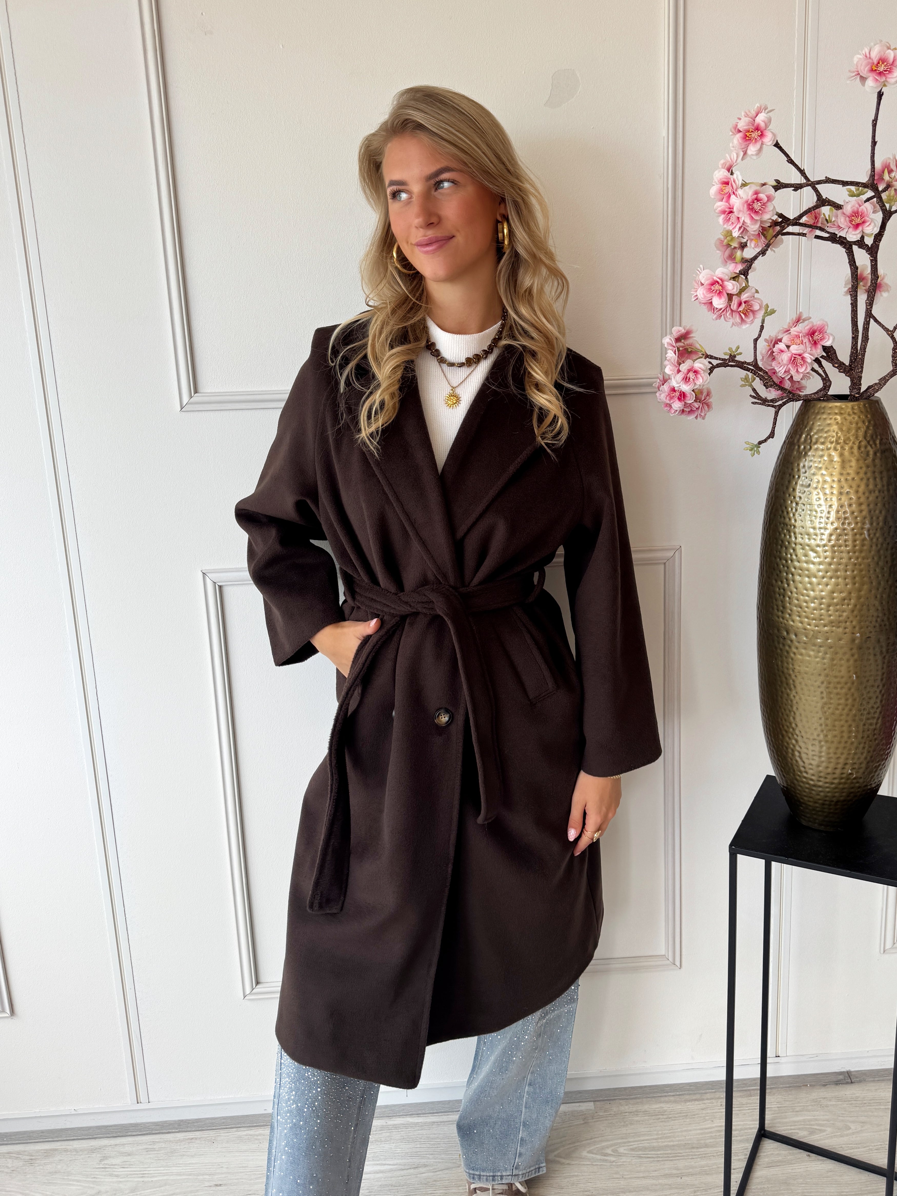 Trenchcoat Jas | Bruin
