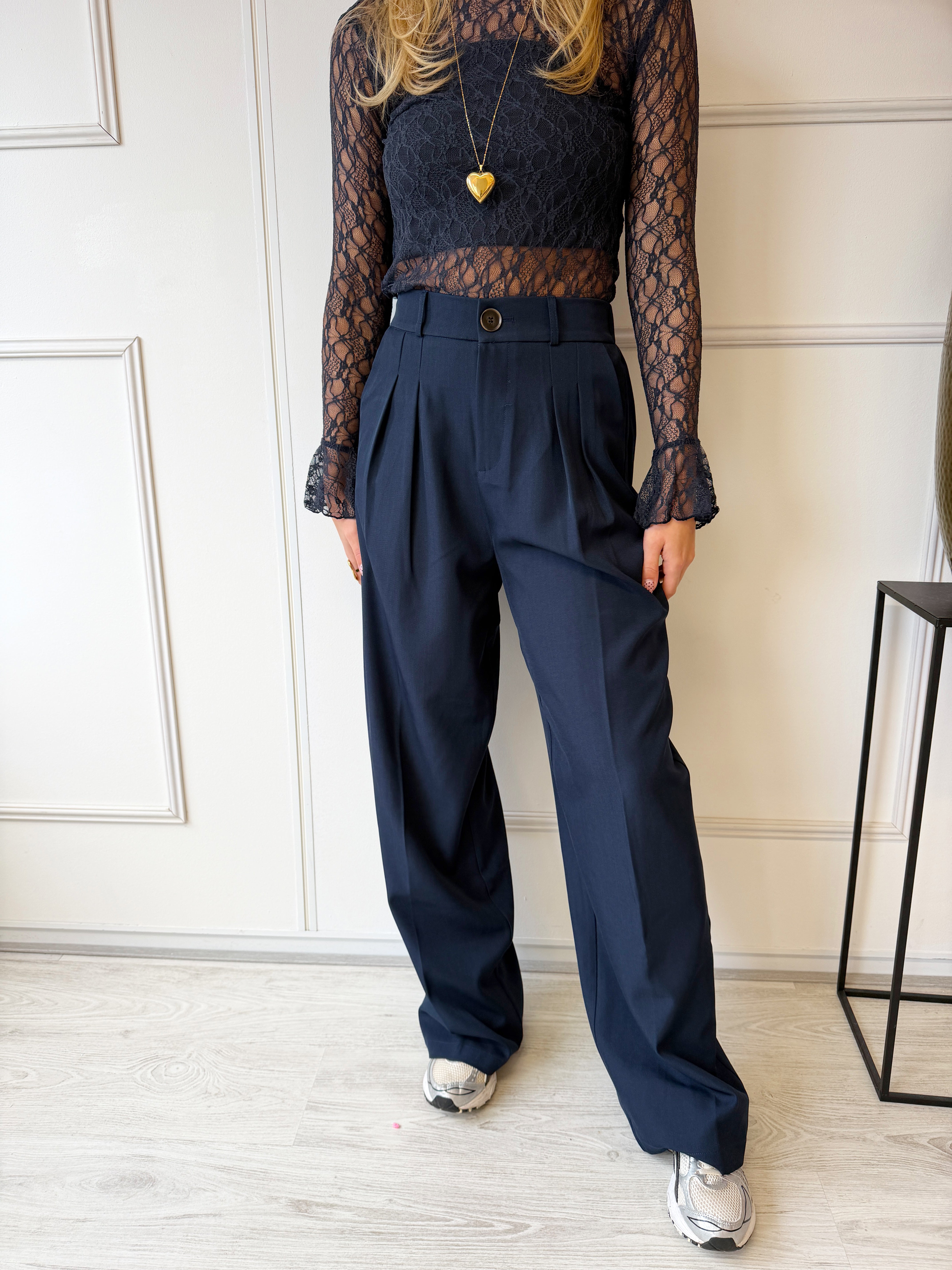 Oversized Boxy Pantalon | Navy