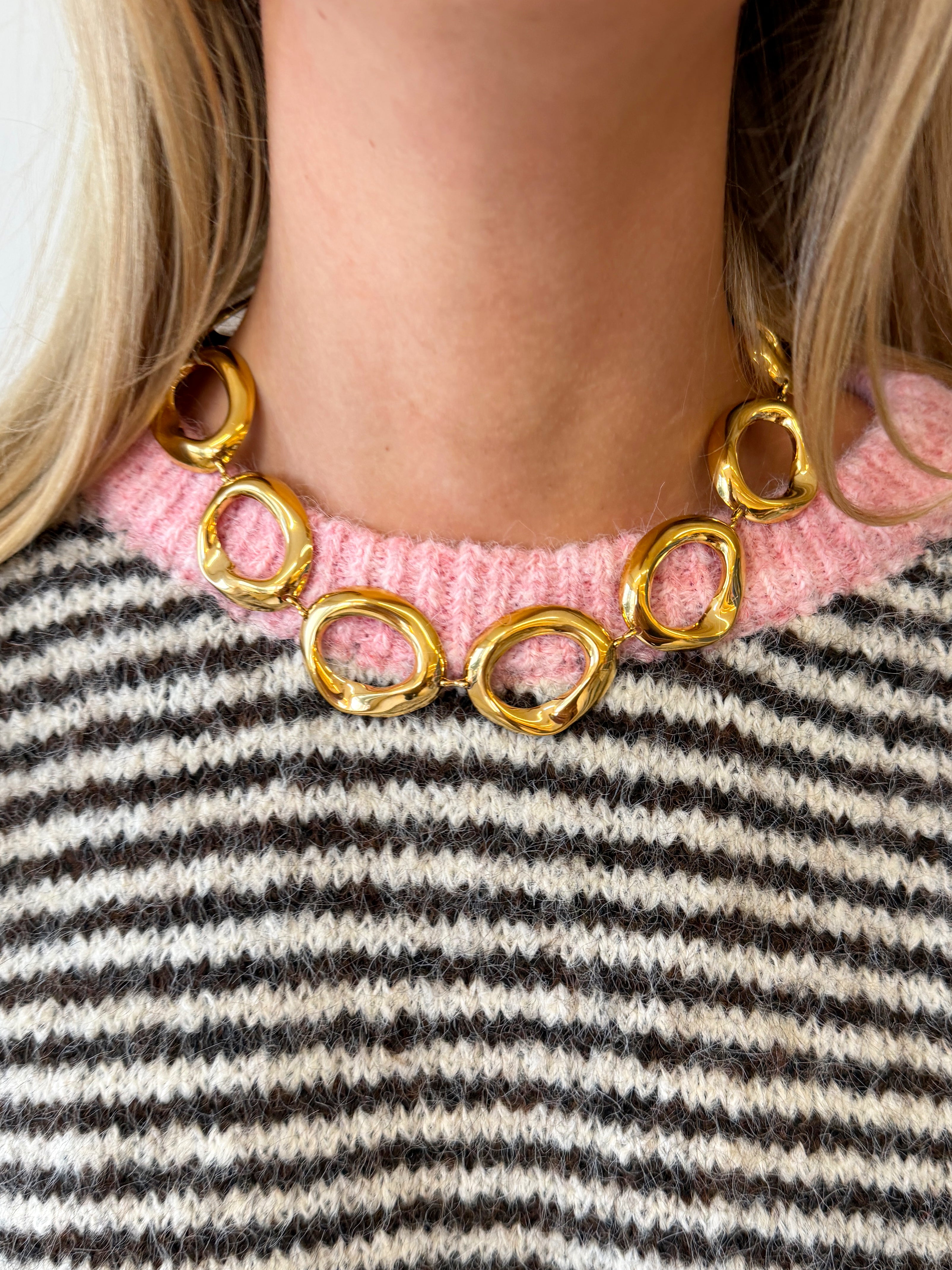 Circle Ketting | Goud