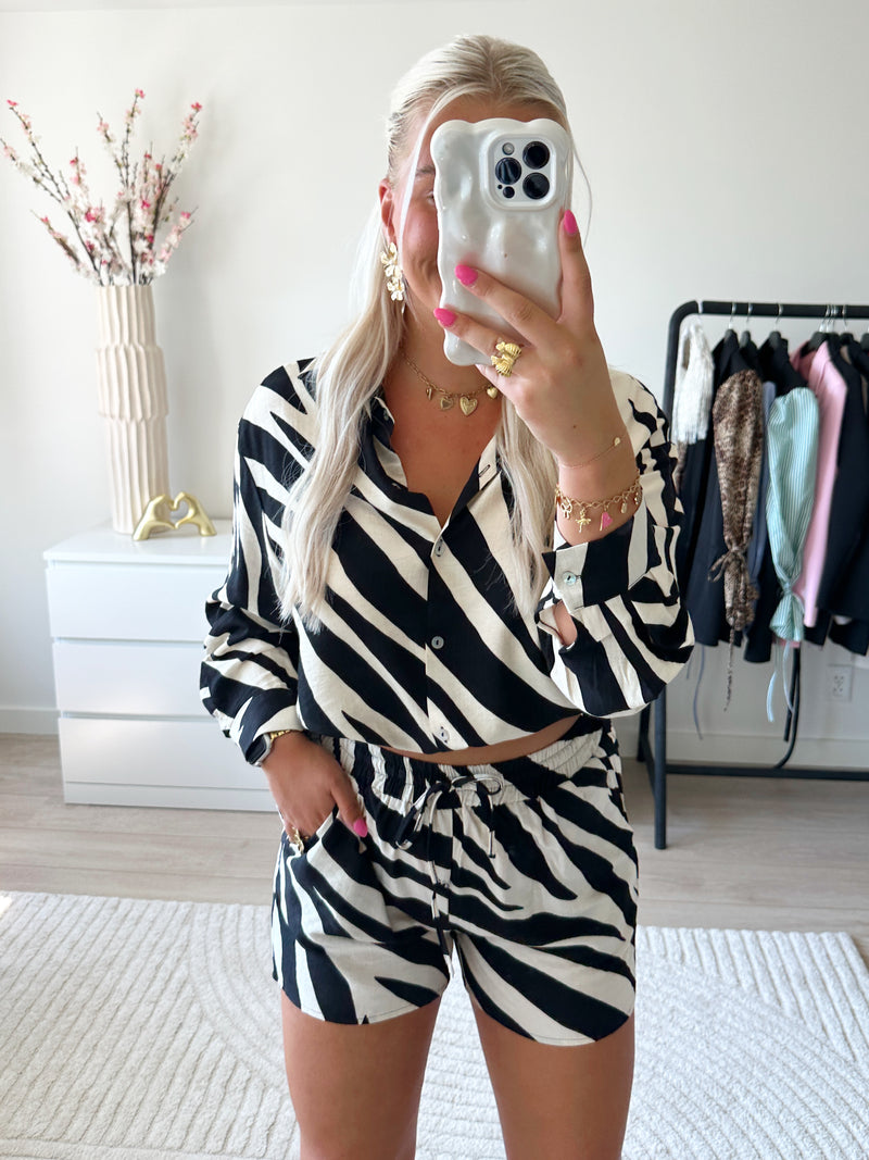 Zebra Set | Zwart