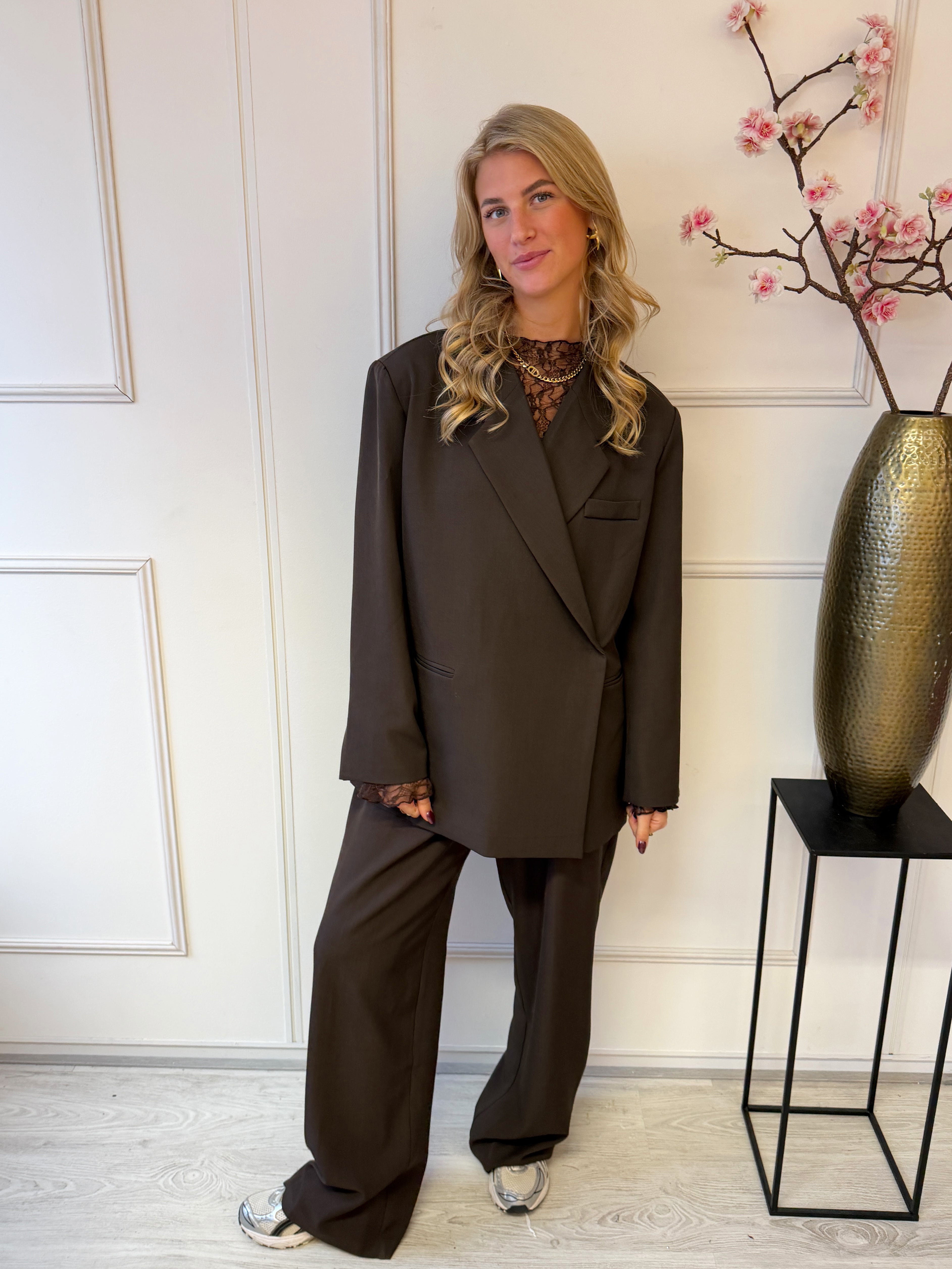 Oversized Boxy Pantalon | Bruin