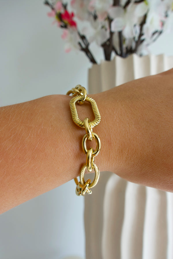 Grote Chain Armband | Goud