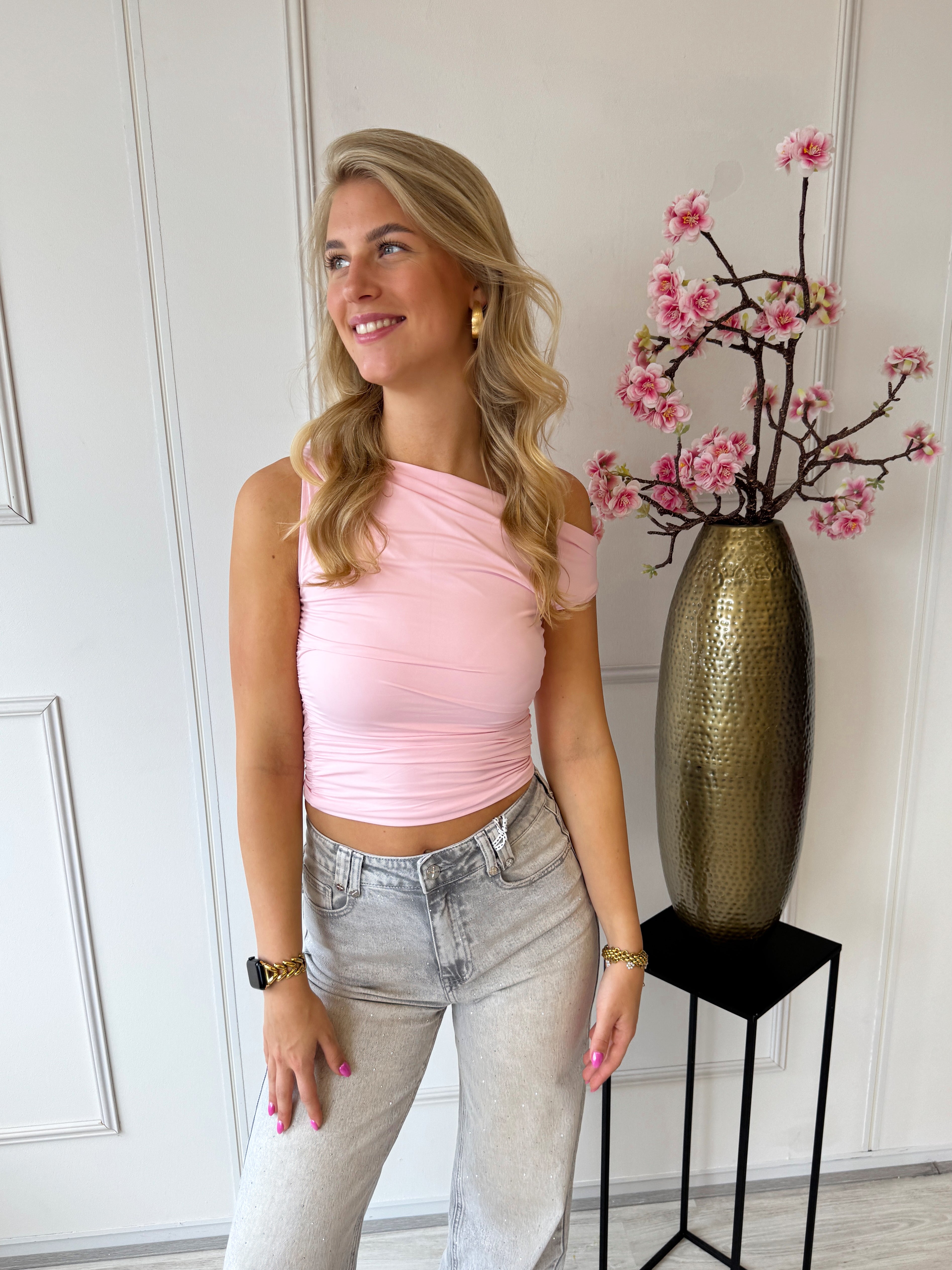 Jade Top | Roze