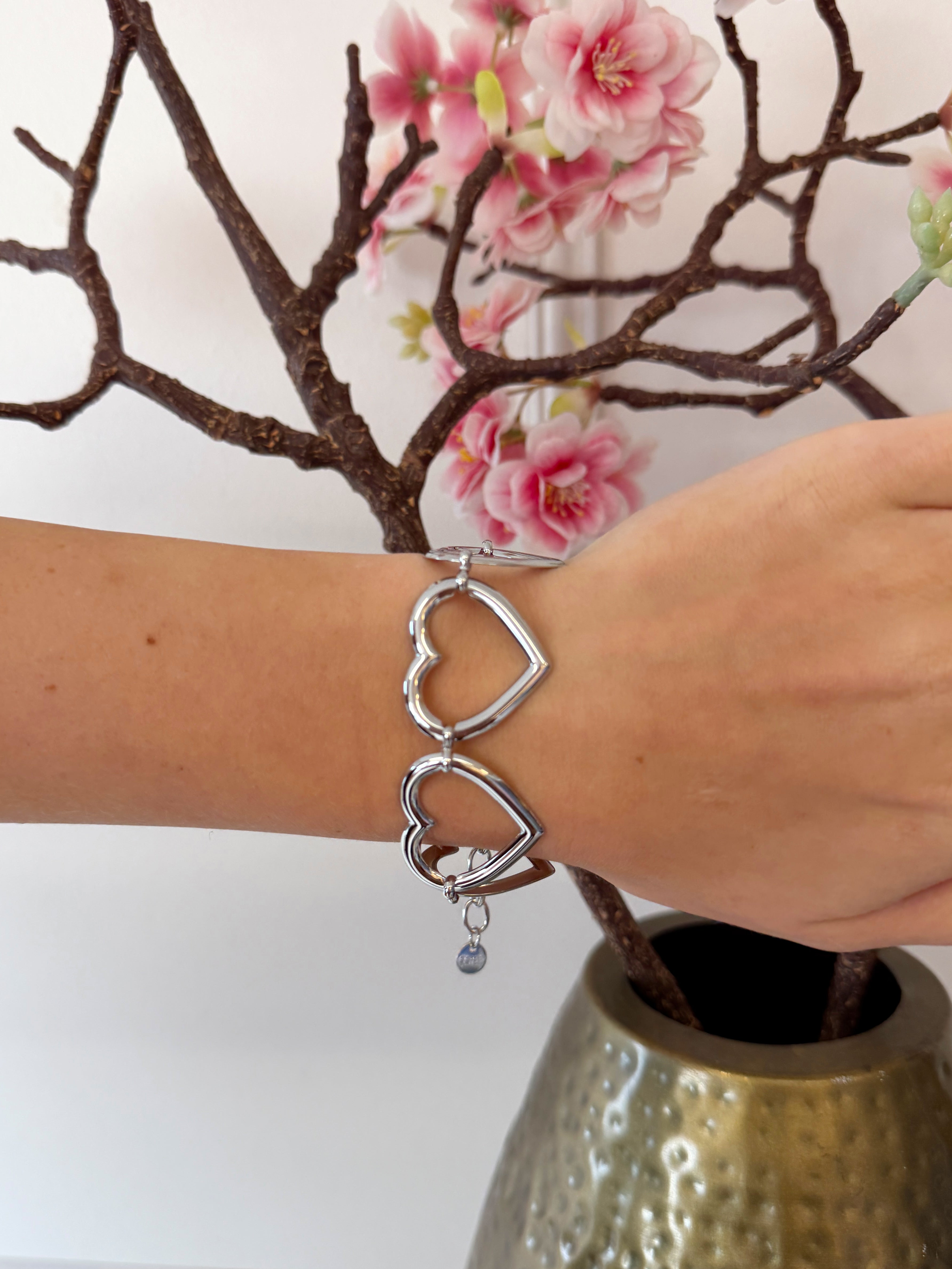 Infinity Open Love Armband | Zilver