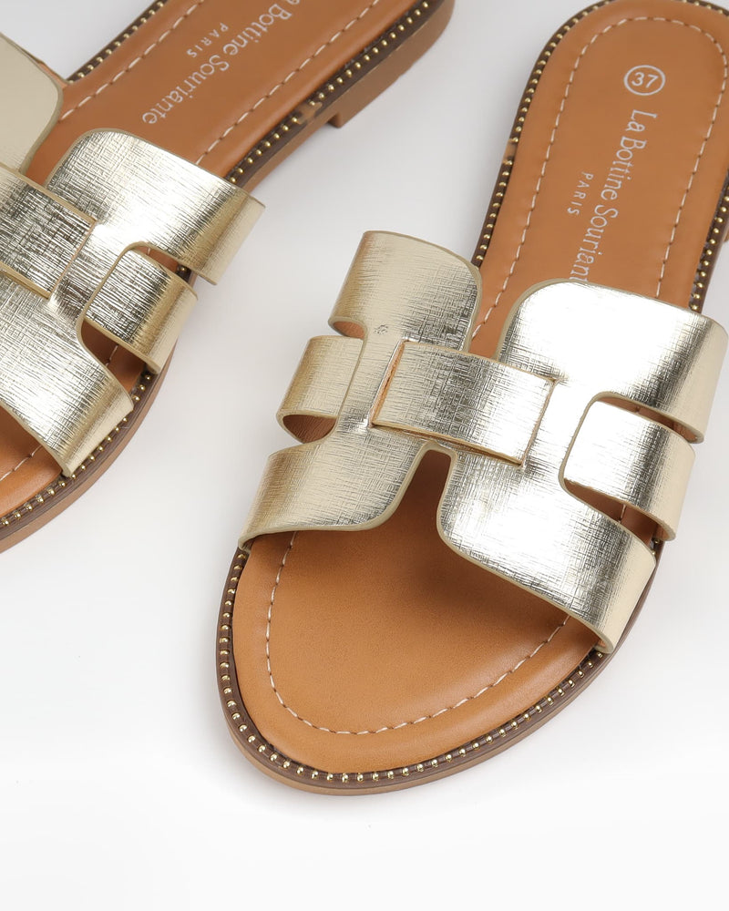 Inspired Slippers | Goud