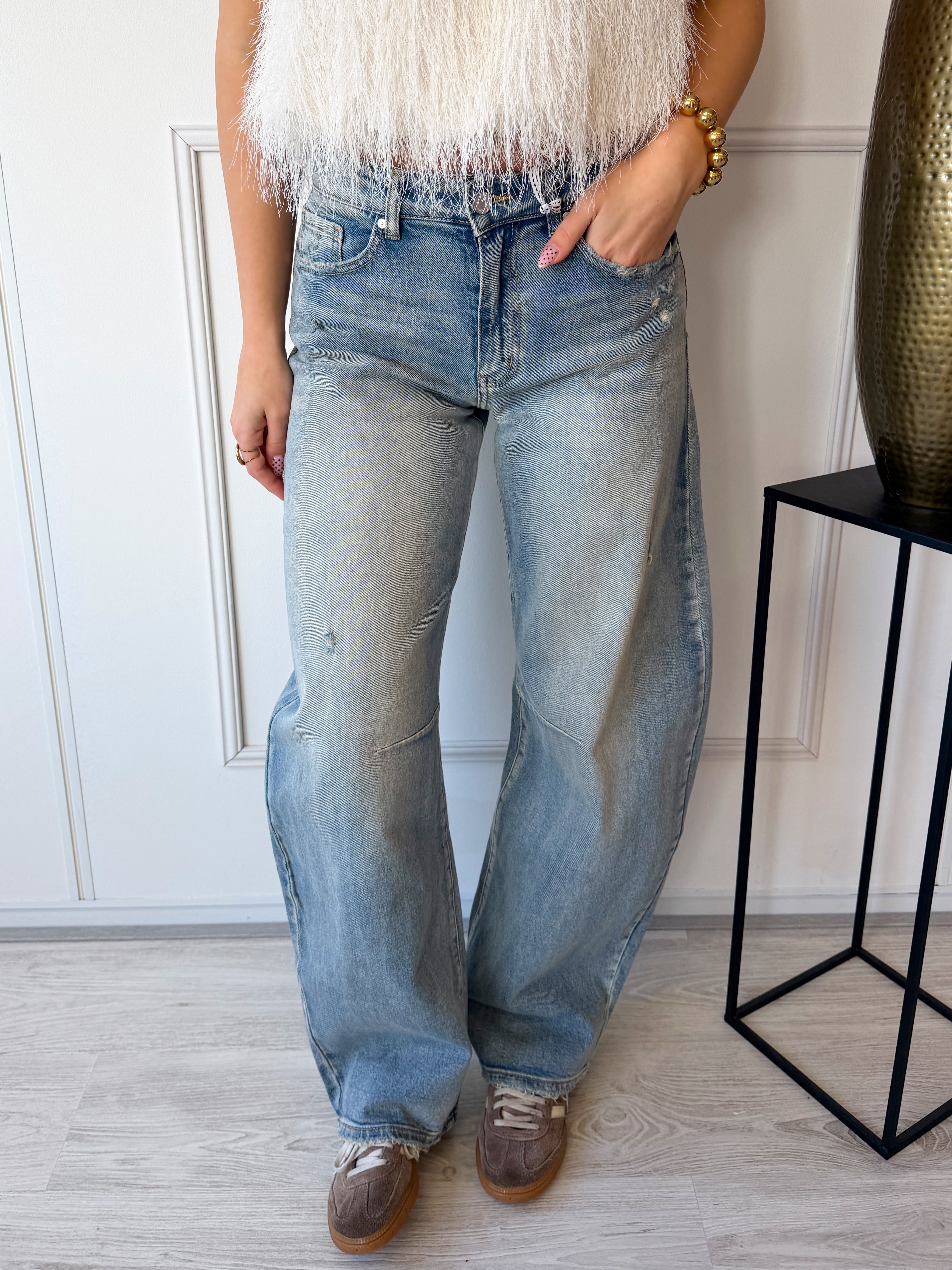 The Barrel Jeans | Blauw