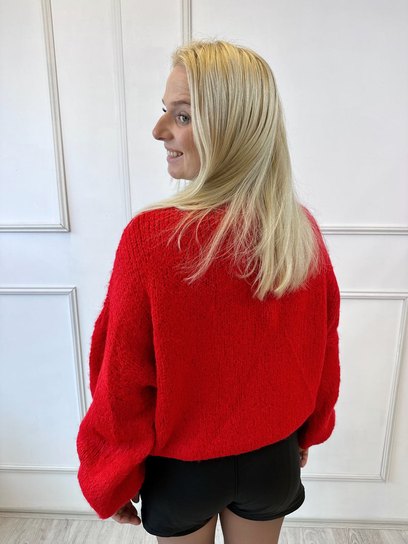 Lesley Sweater | Rood