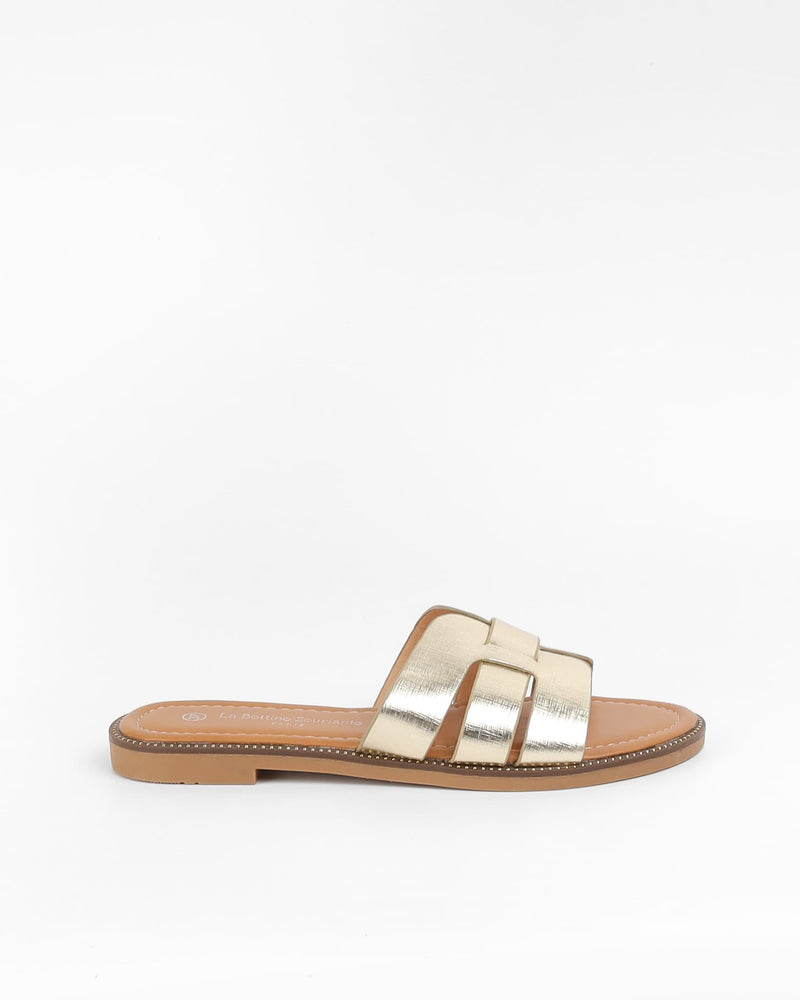 Inspired Slippers | Goud