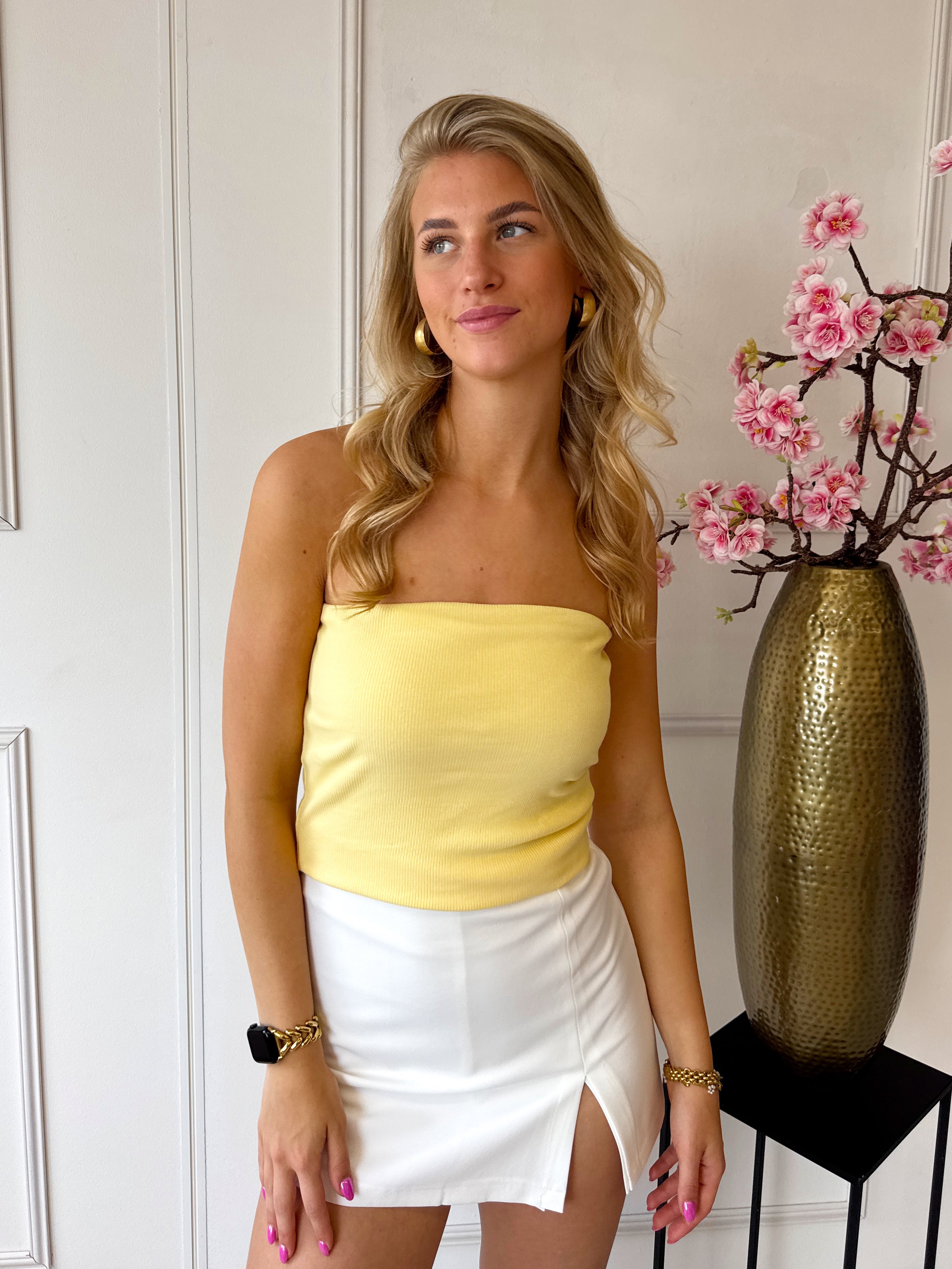 Tube Top | Geel
