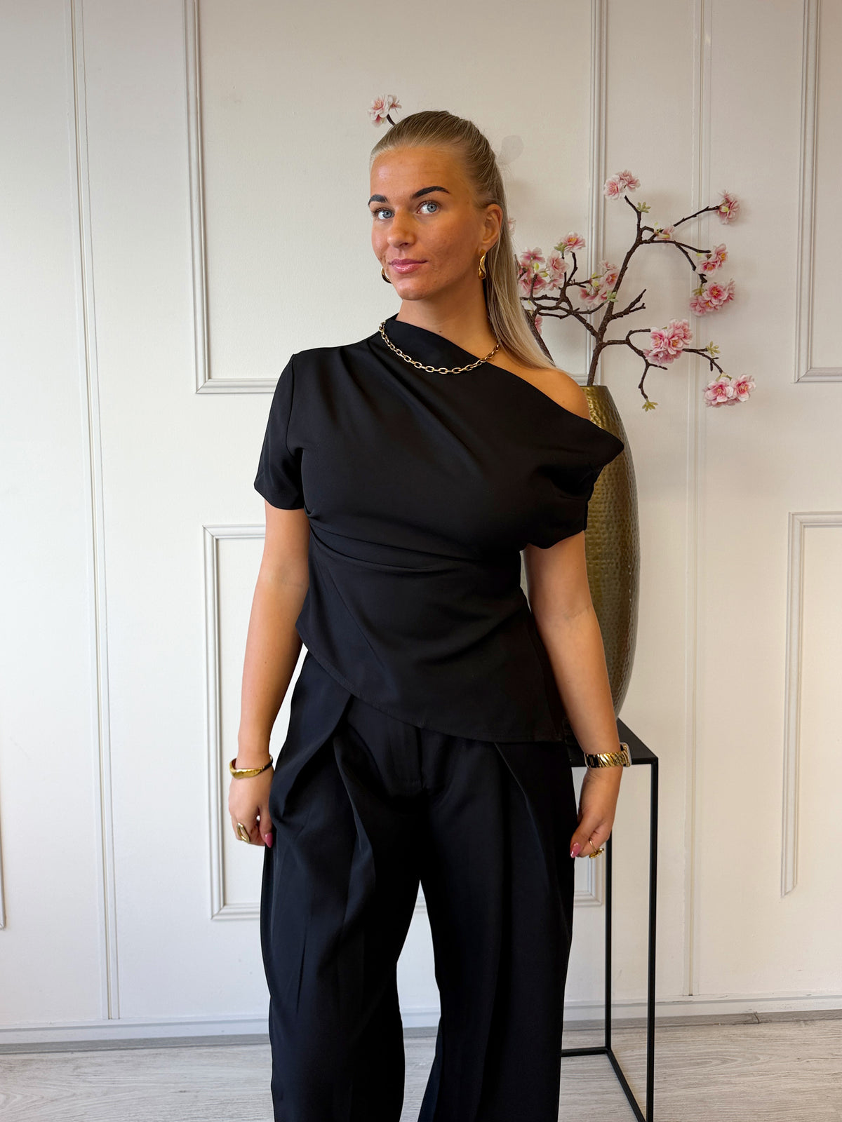 Mayke Top | Zwart