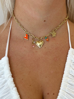 Bedelketting Summer of Joy | Goud / Oranje