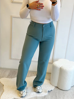 Tess Pantalon | Dusty Blue