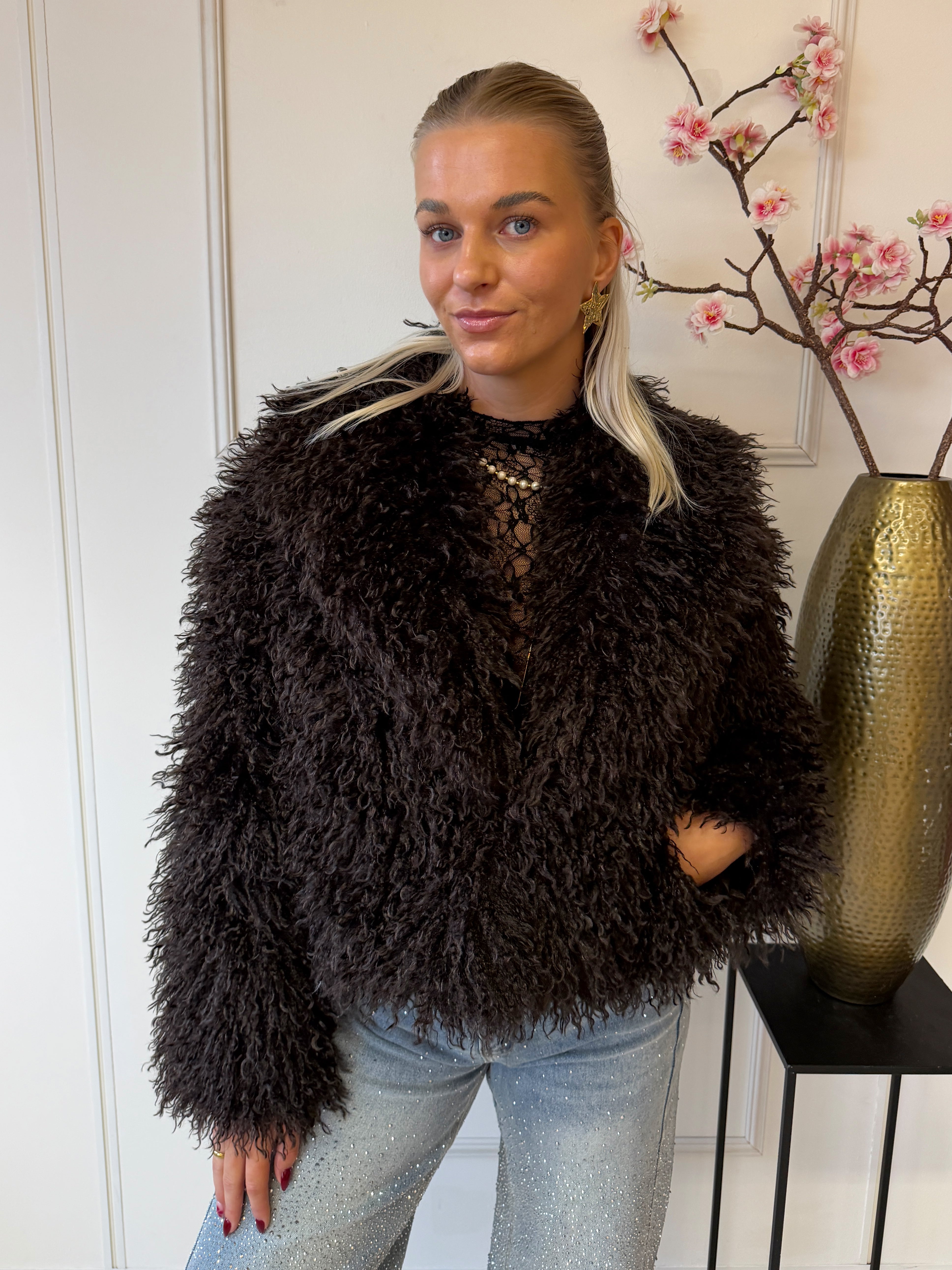 Fluffy Jas | Donkerbruin