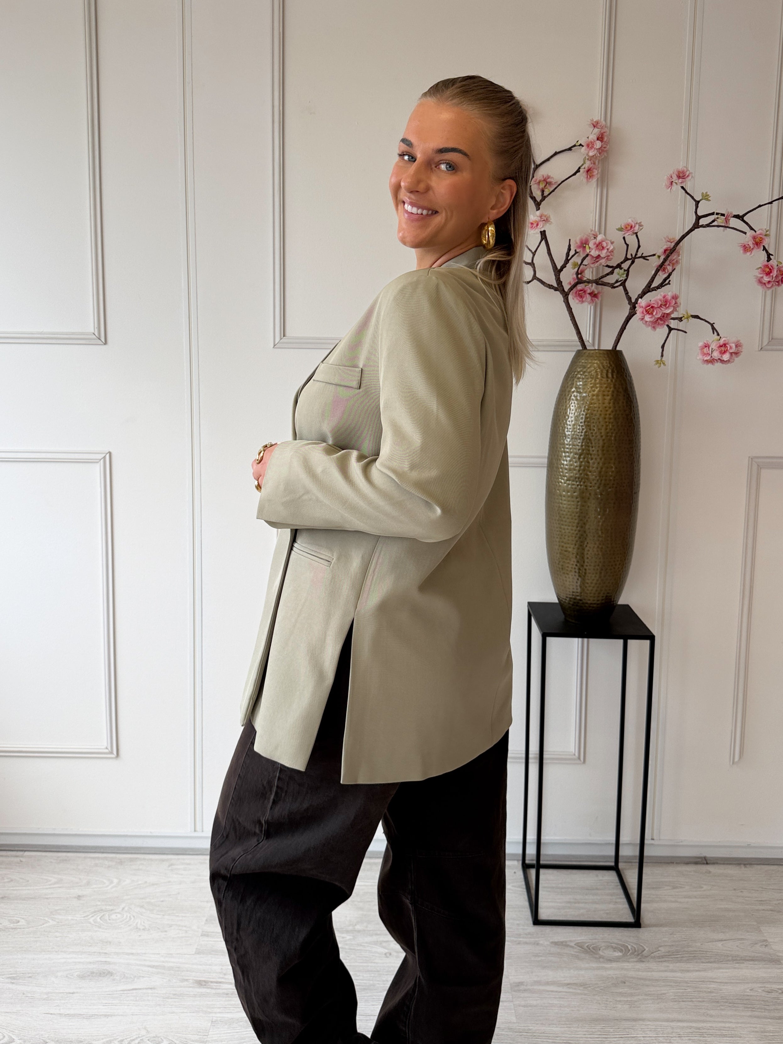 Oversized Boxy Blazer | Groen
