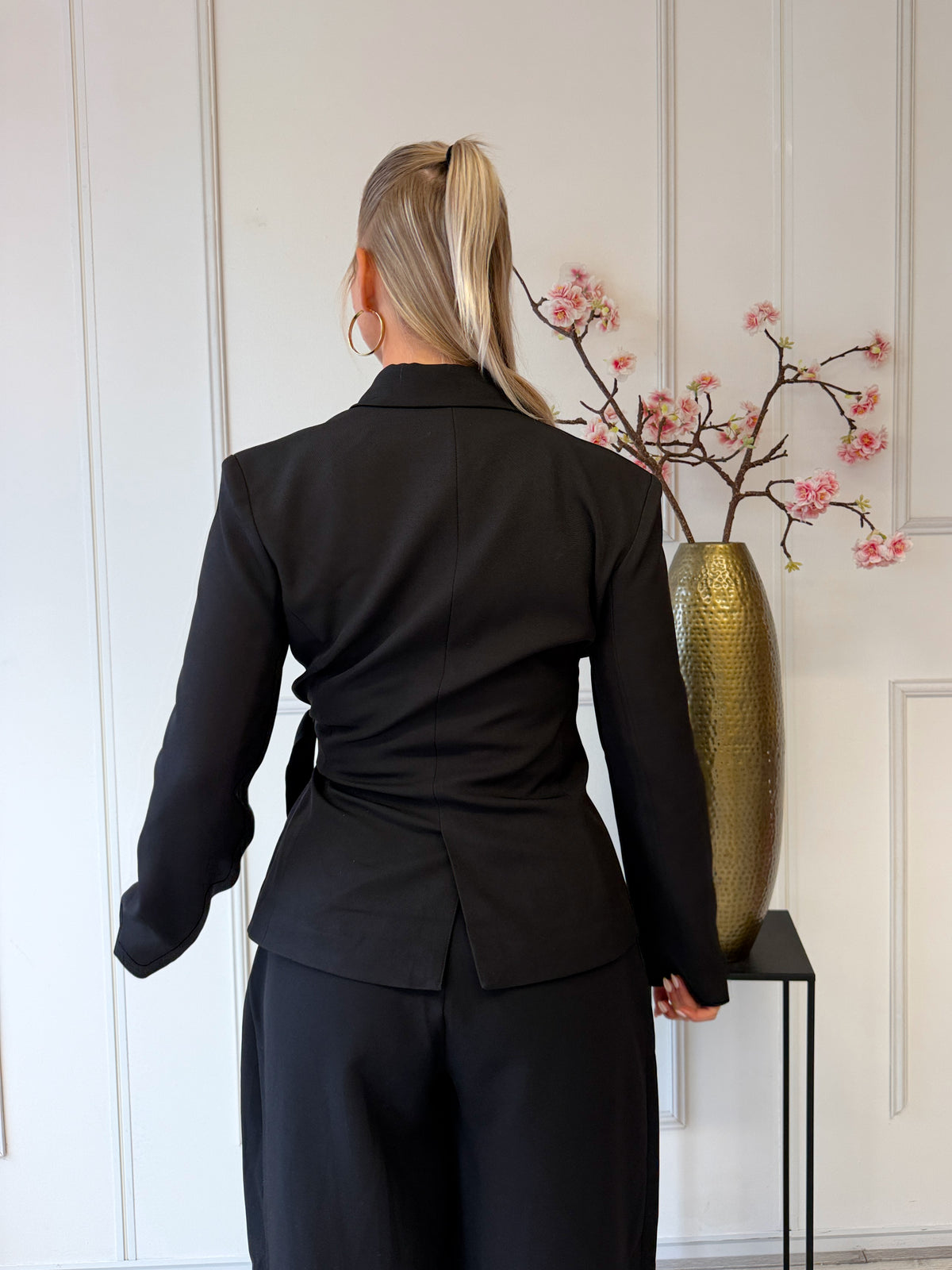 Wrap Blazer | Zwart