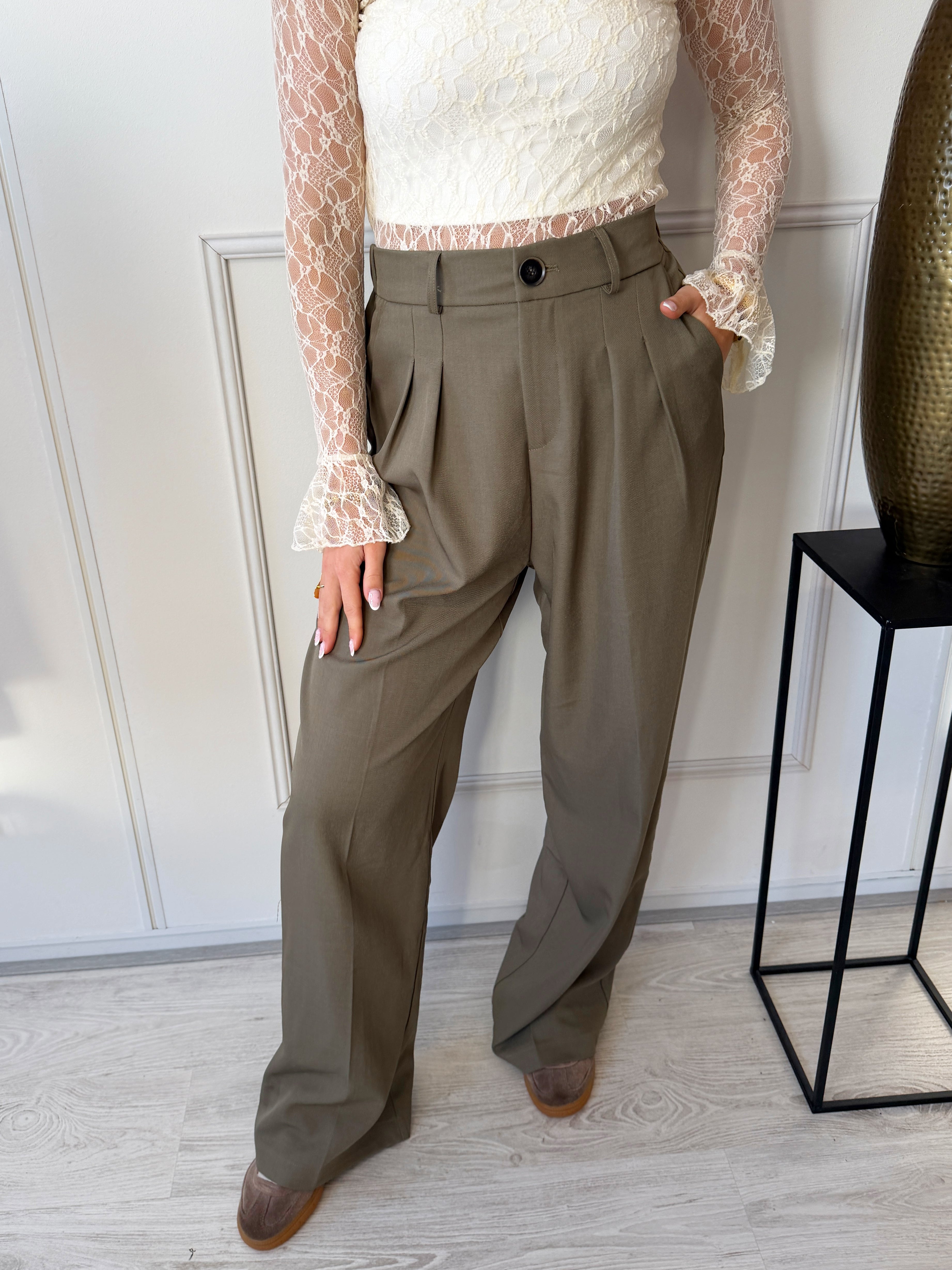 Oversized Boxy Pantalon | Khaki