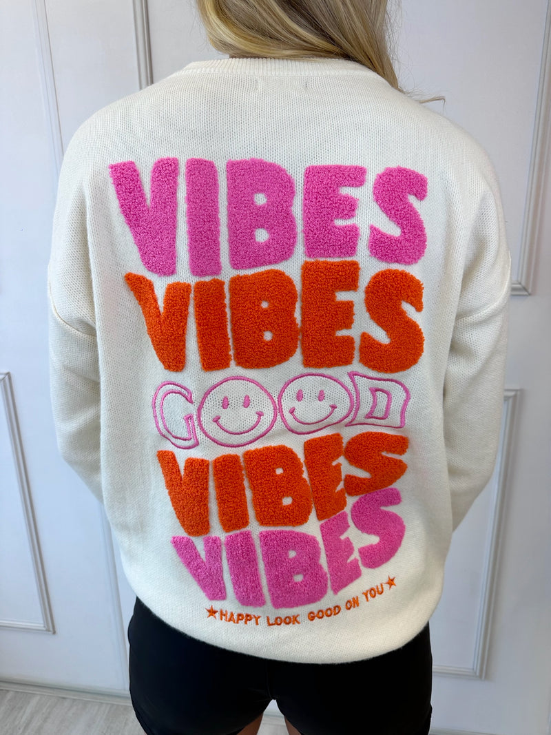 Vibes Trui | Creme