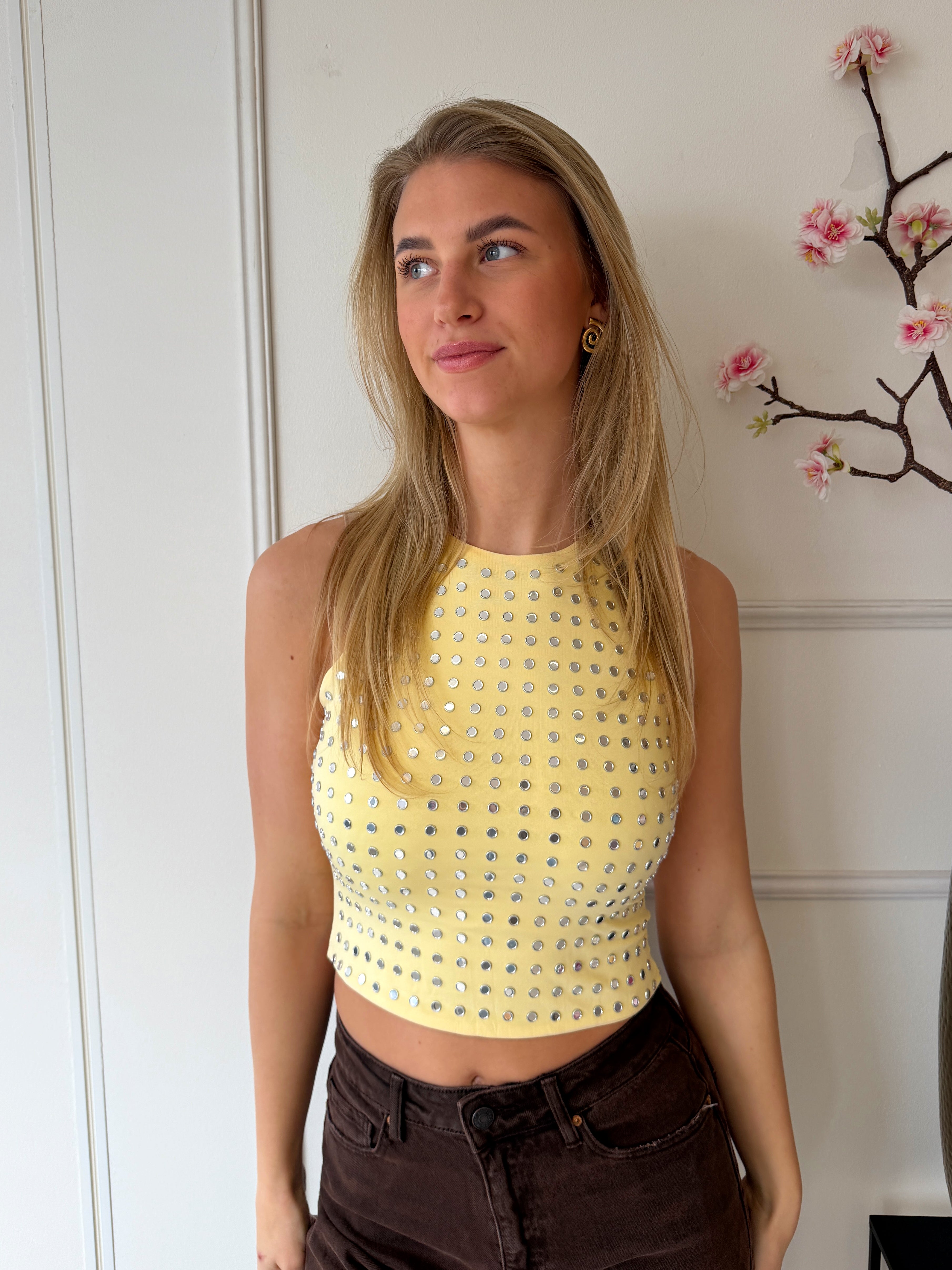 Studs Top | Geel